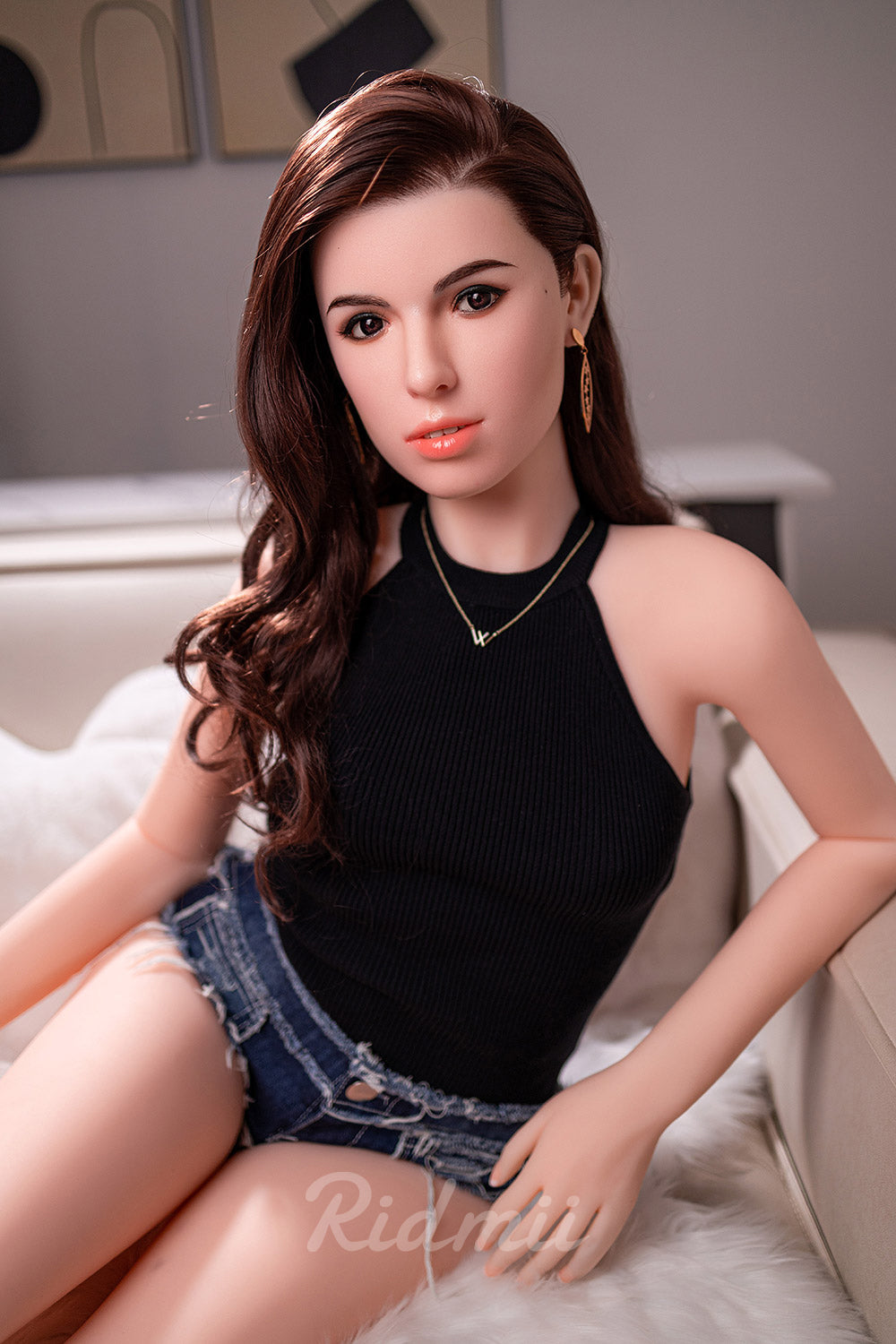 Picture of RIDMII Dione Unique Design 5'2 FT (159cm) Silicone Head Realistic Love Sex Doll