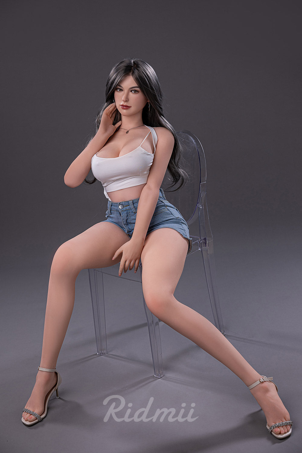 Picture of RIDMII Karyn Unique Design 5'3 FT(163cm) Sex Dolls Silicone Head TPE Body Realistic Love Doll
