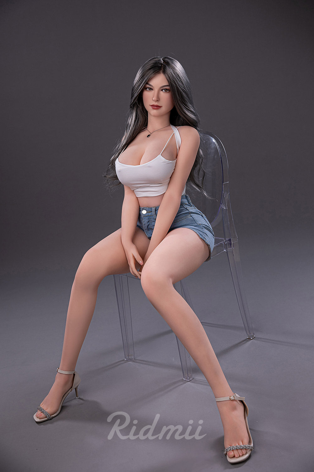 Picture of RIDMII Karyn Unique Design 5'3 FT(163cm) Sex Dolls Silicone Head TPE Body Realistic Love Doll