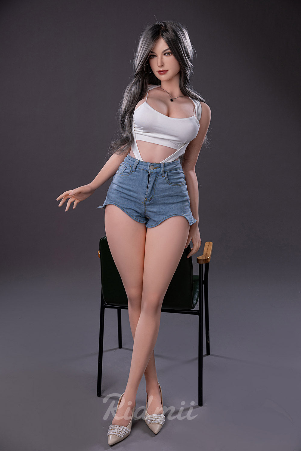 Picture of RIDMII Karyn Unique Design 5'3 FT(163cm) Sex Dolls Silicone Head TPE Body Realistic Love Doll