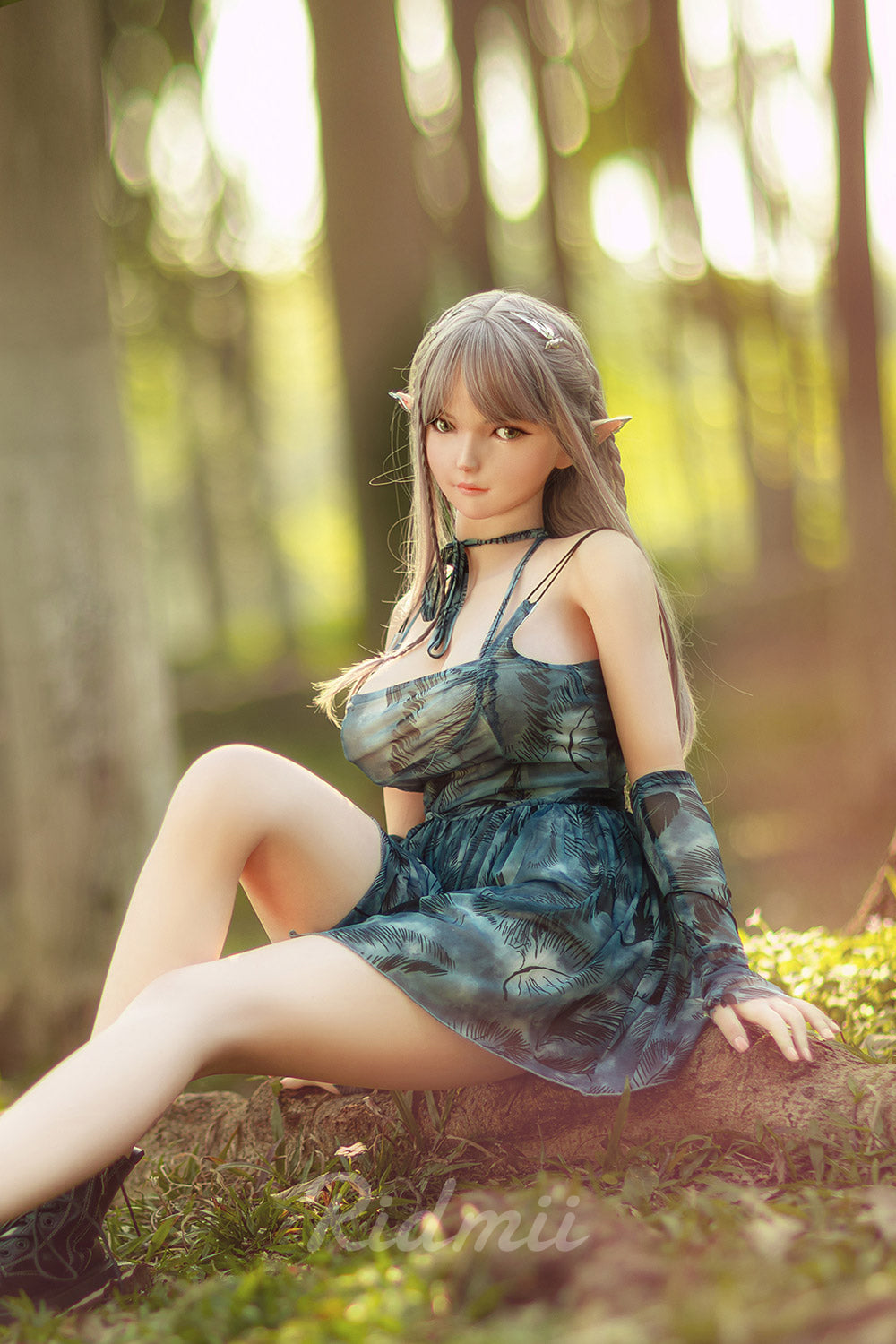 Picture of RIDMII Aggie Unique Design 5'3 FT(163cm) Genie Sex Doll Silicone Head Elf Big Breasts Adult Love Doll