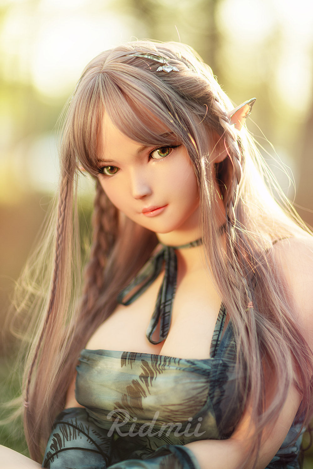 Picture of RIDMII Aggie Unique Design 5'3 FT(163cm) Genie Sex Doll Silicone Head Elf Big Breasts Adult Love Doll