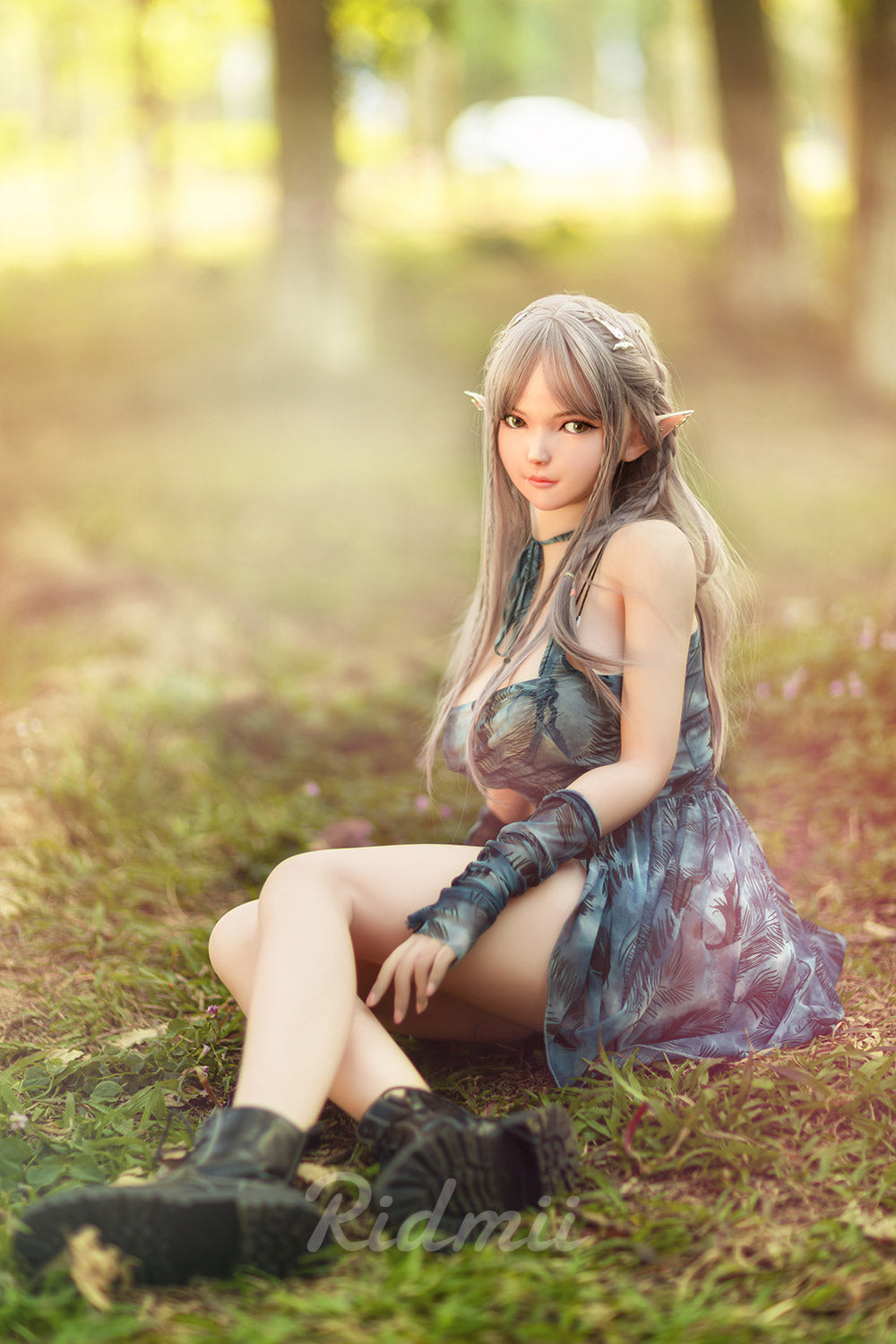 Picture of RIDMII Aggie Unique Design 5'3 FT(163cm) Genie Sex Doll Silicone Head Elf Big Breasts Adult Love Doll