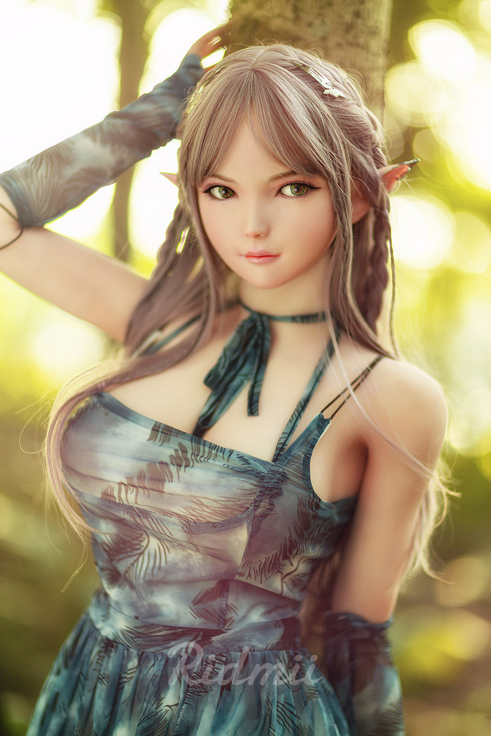 Picture of RIDMII Aggie Unique Design 5'3 FT(163cm) Genie Sex Doll Silicone Head Elf Big Breasts Adult Love Doll