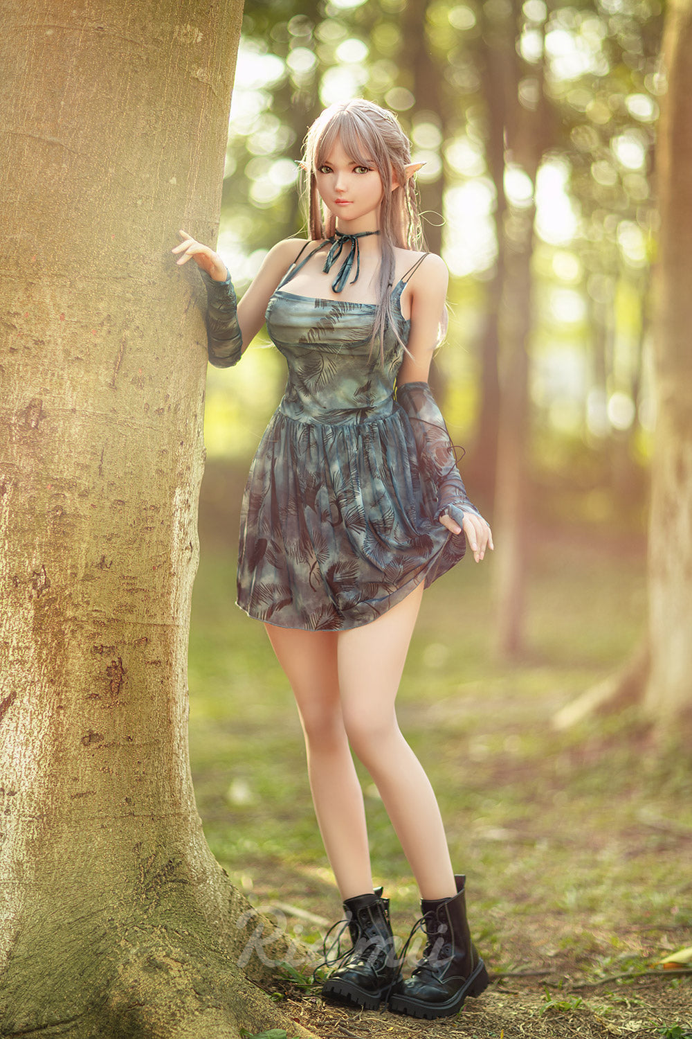 Picture of RIDMII Aggie Unique Design 5'3 FT(163cm) Genie Sex Doll Silicone Head Elf Big Breasts Adult Love Doll