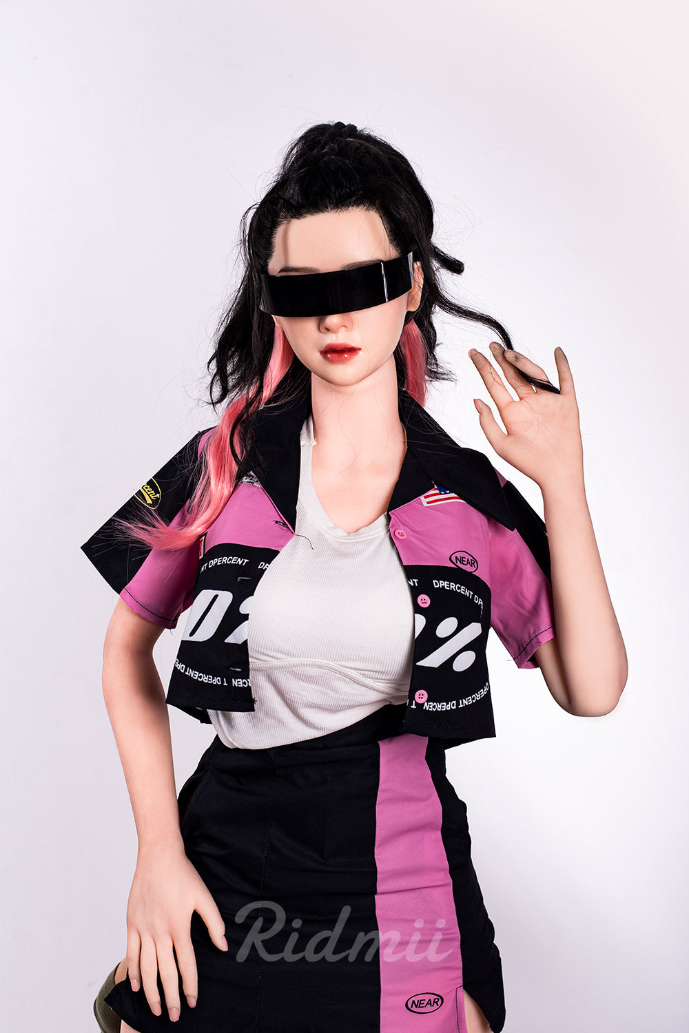 Picture of RIDMII Muncey Plus 5'3 FT(163cm) Unique Design Silicone Head Sex Doll TPE Body Love Doll