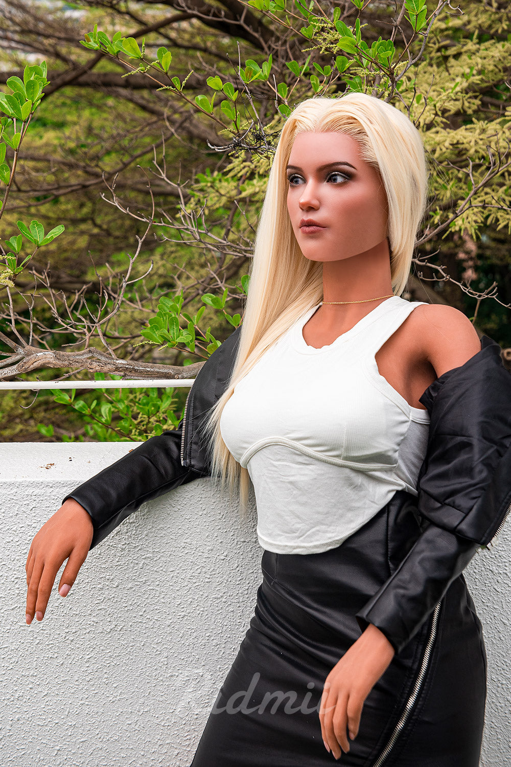 Picture of RIDMII Clio Unique Design 5'3 FT(163cm) Tan Skin Realistic Sex Doll Silicone Head TPE Body Adult Love Doll