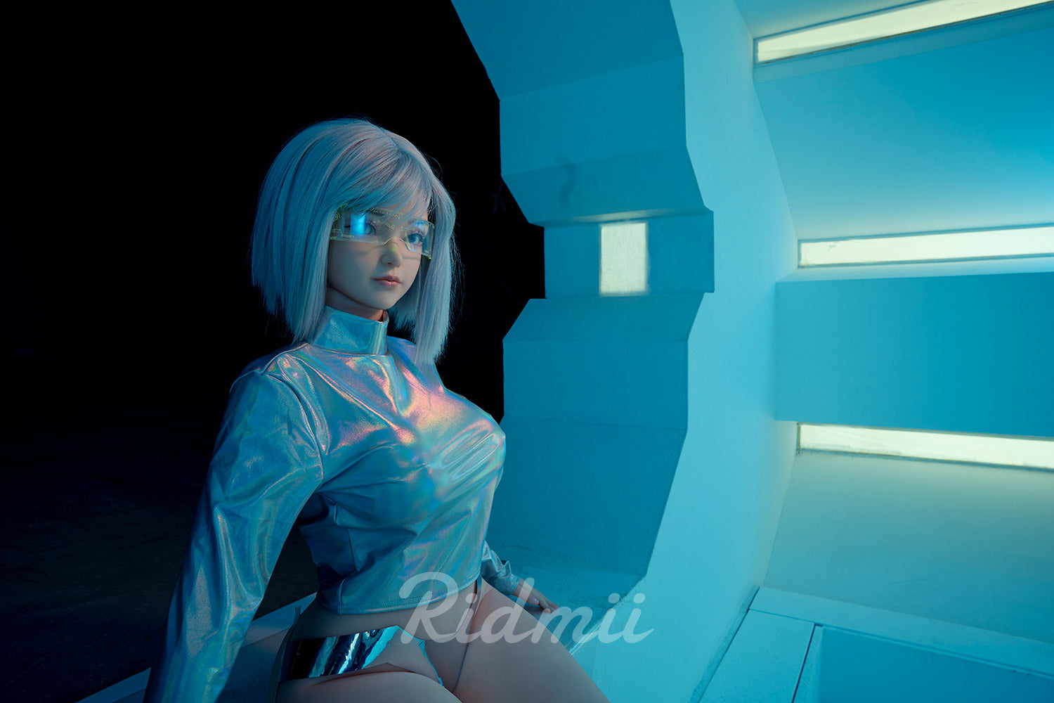 Picture of RIDMII Amanda Unique Design 5'3 FT(163cm) Silicone Head TPE Body Sex Doll Adult Love Doll