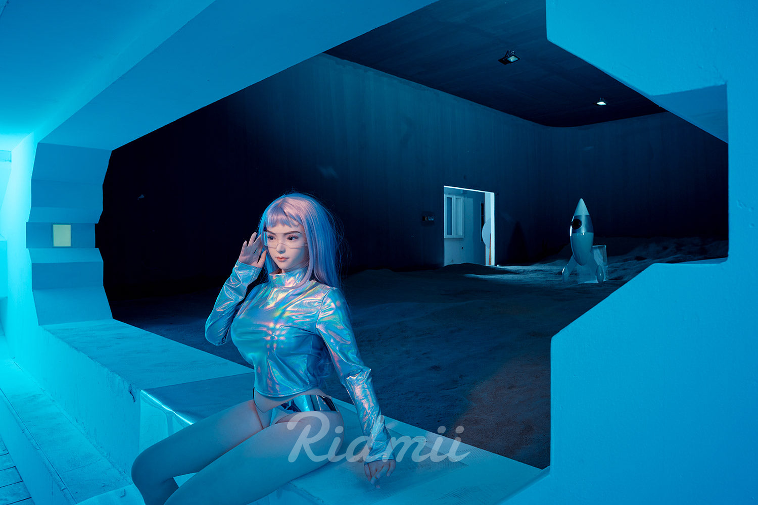 Picture of RIDMII Lia Unique Design 5'3 FT(163cm) Silicone Head Love Doll TPE Body Realistic Sex Doll