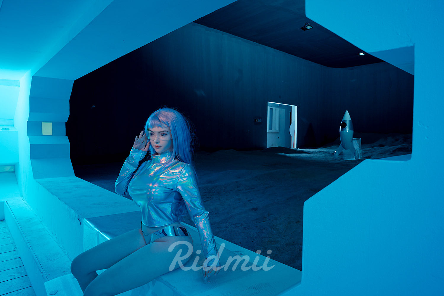 Picture of RIDMII Lia Unique Design 5'3 FT(163cm) Silicone Head Love Doll TPE Body Realistic Sex Doll