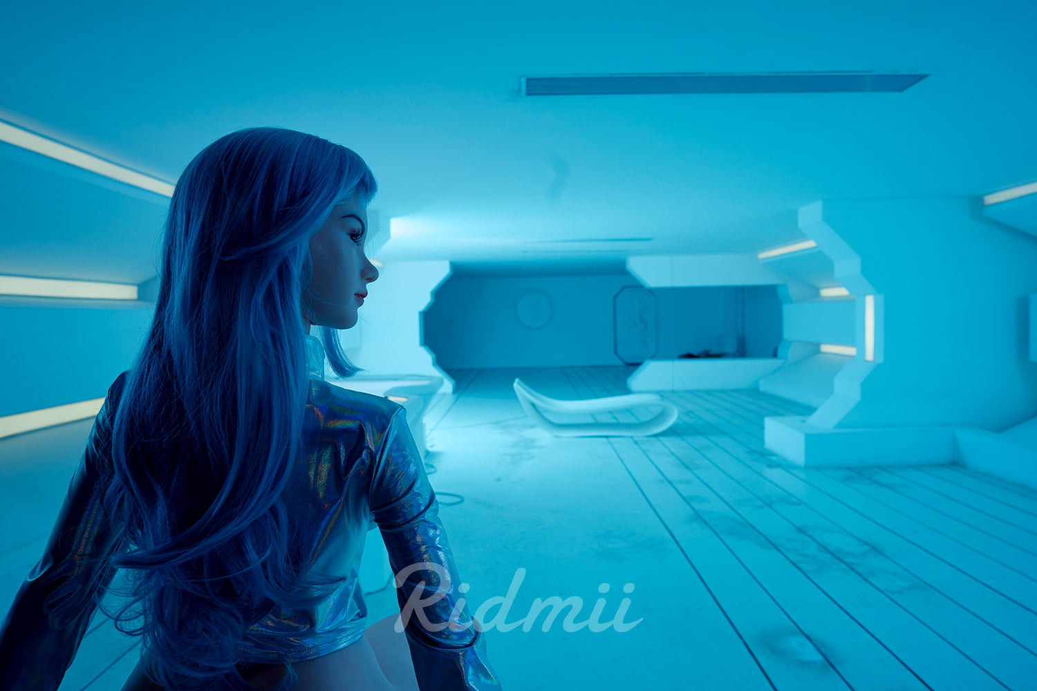 Picture of RIDMII Lia Unique Design 5'3 FT(163cm) Silicone Head Love Doll TPE Body Realistic Sex Doll