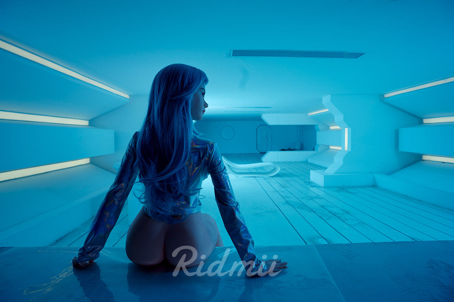 Picture of RIDMII Lia Unique Design 5'3 FT(163cm) Silicone Head Love Doll TPE Body Realistic Sex Doll