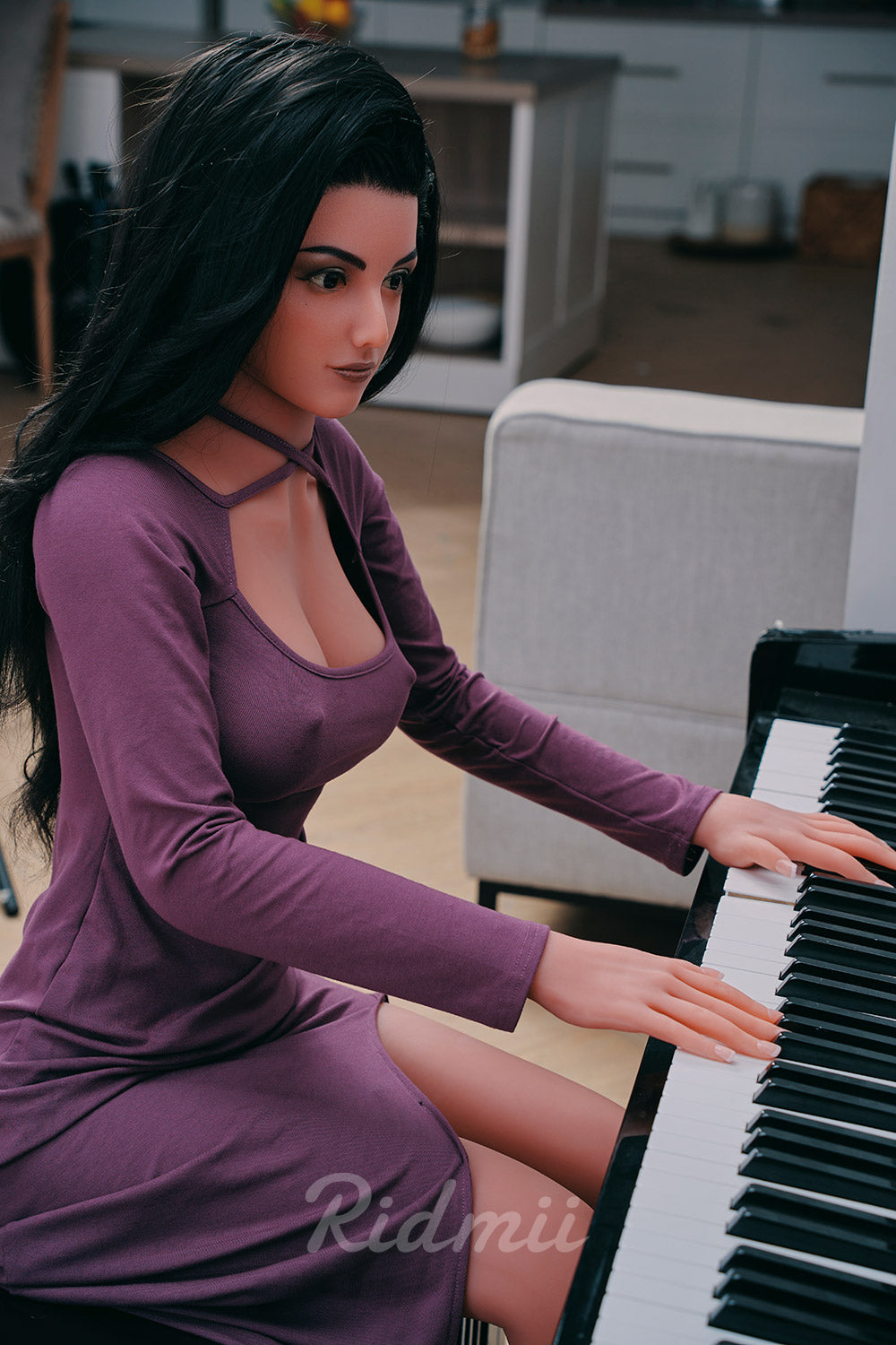 Picture of RIDMII Alisa Unique Design 5'4 FT (166cm) Silicone Head Love Doll TPE Body Sex Doll