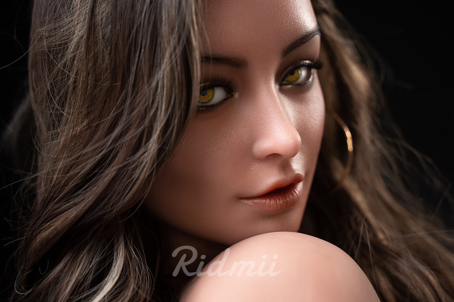 Picture of RIDMII Ashalee Unique Design 5'3 FT (162cm) Silicone Head TPE Body Blowjob BBW Love Sex Doll