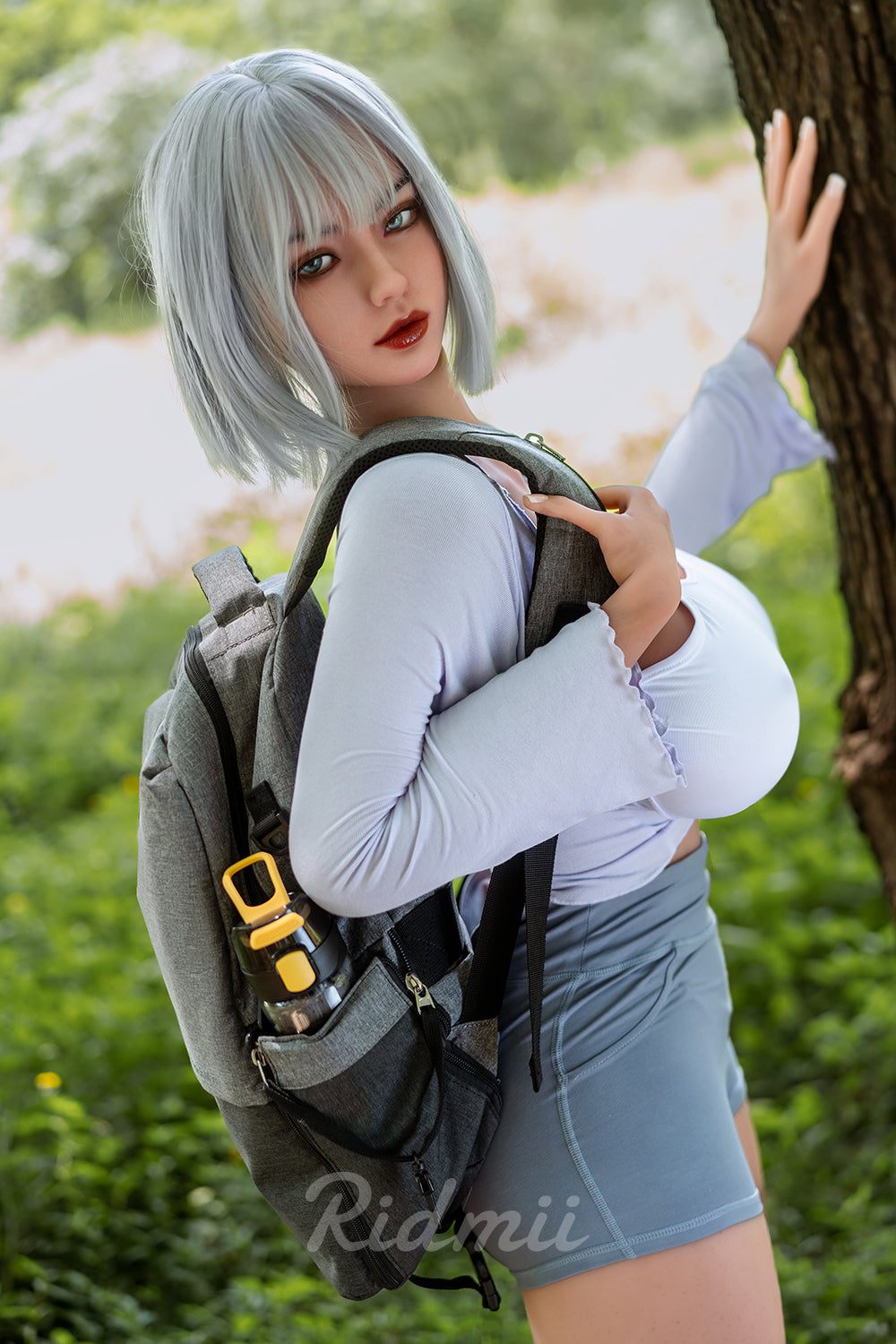 Picture of RIDMII Danica Unique Design 5'3 FT (161cm) #468 Silicone Head TPE Body Blowjob Realistic BBW Sex Doll