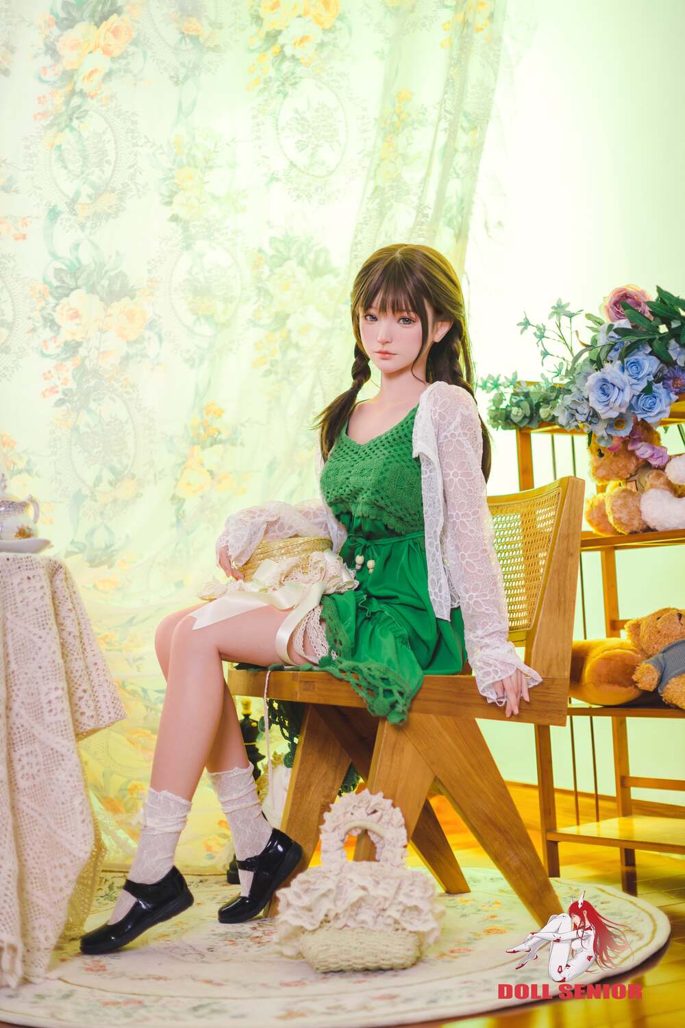 Picture of Doll Senior Hybrid Sex Doll 148cm/4ft10 D-cup Silicone Head Sex Doll – Miye