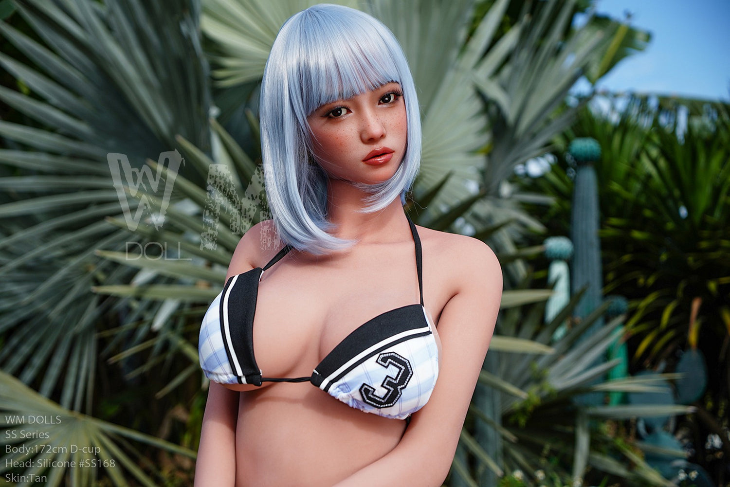 Picture of WM Hybrid Sex Doll 172cm/5ft8 D-cup Silicone Head S-TPE Body Sex Doll – Weitta