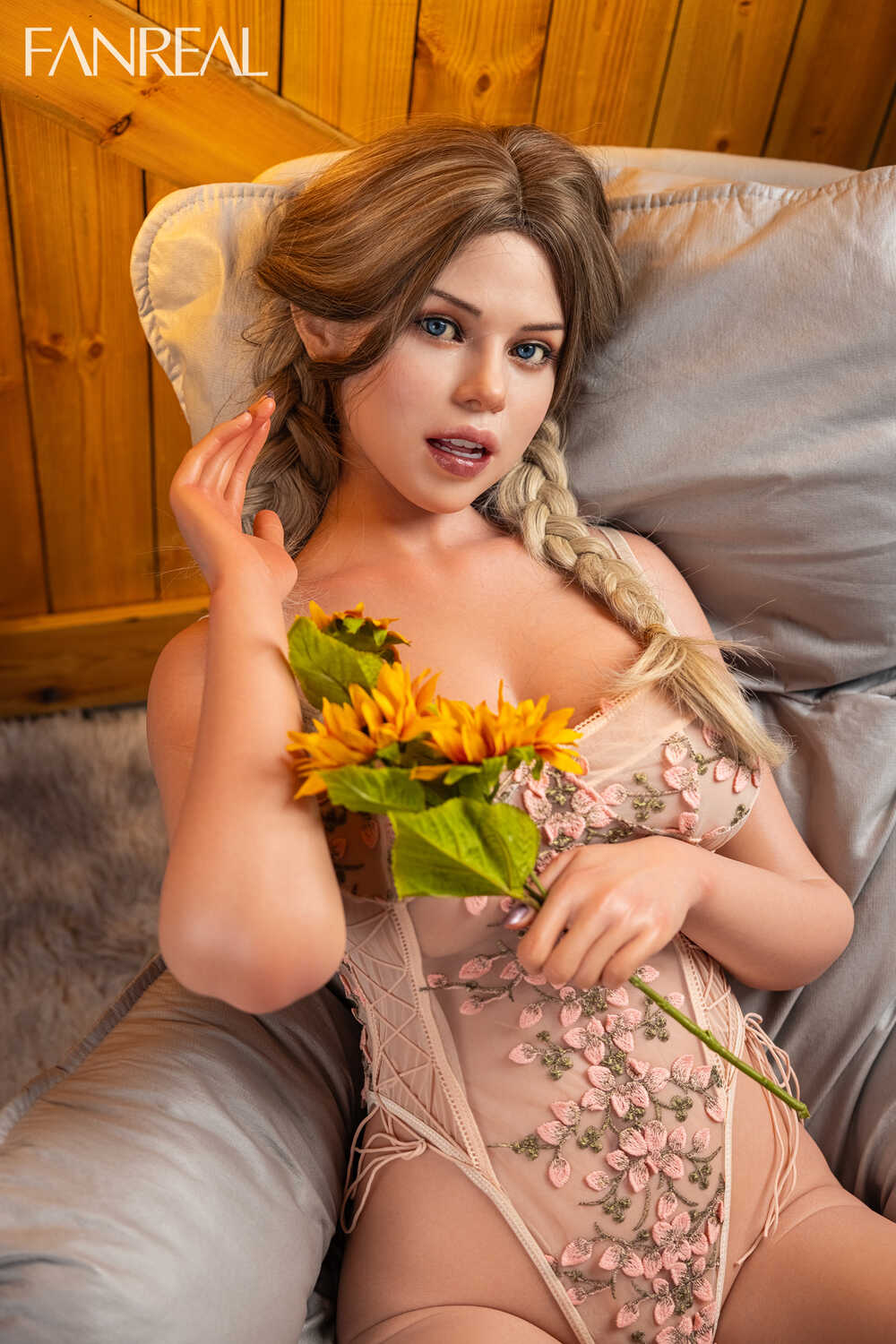 Picture of FanReal Sex Doll Torso - T109cm/3ft7 G-cup Silicone Sex Doll Torso – Carlee