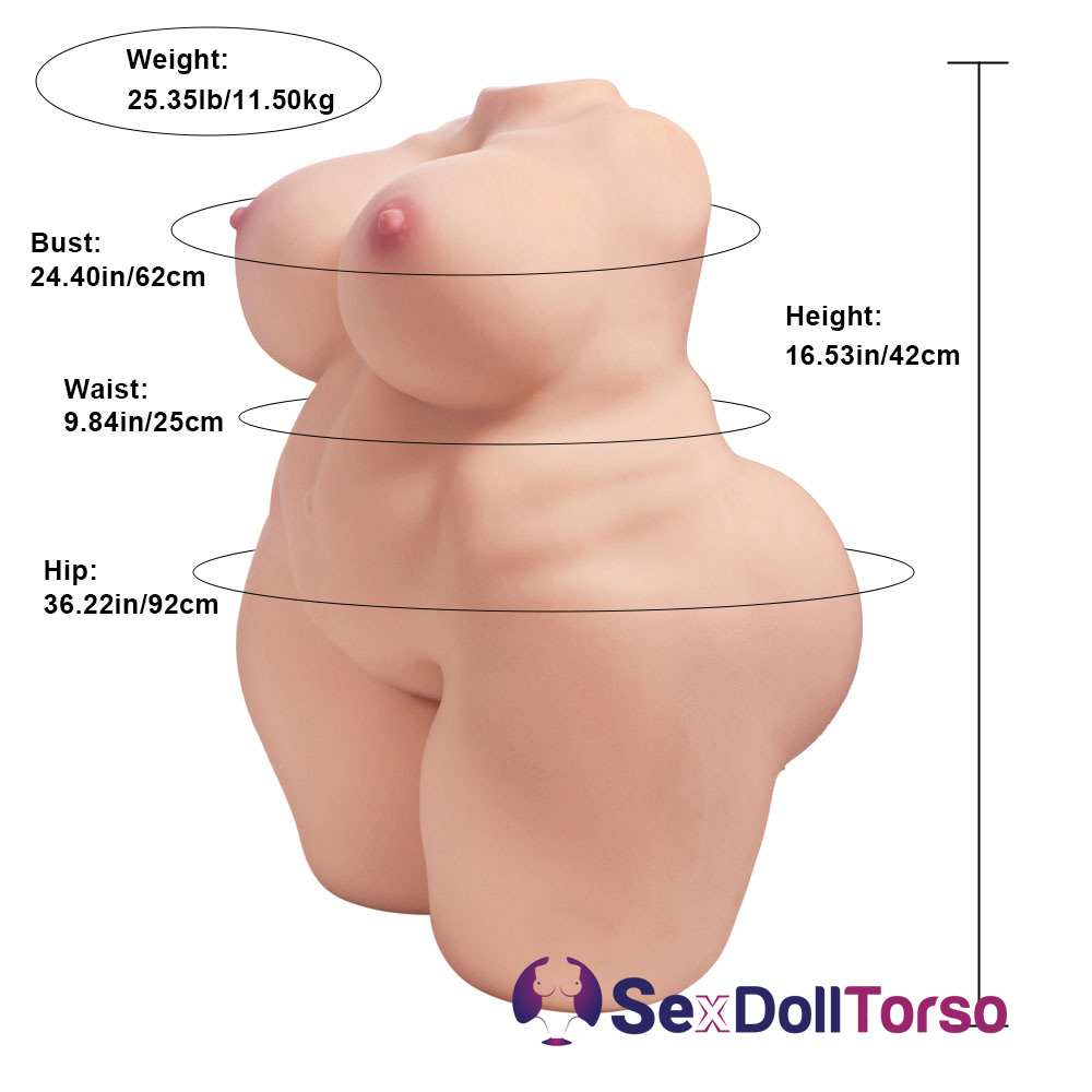 Picture of Torso Sex Doll Minaj: (25.35LB) Thick, Plump and Juicy Plump Realistic Sex Torso