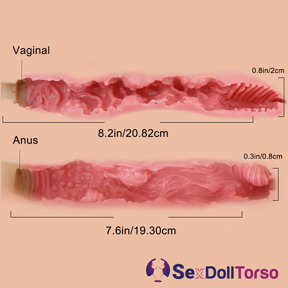 Picture of Torso Sex Doll Grace 2.0: (32LB) Realistic Big Ass Torso Life-sized Hip Sex Doll