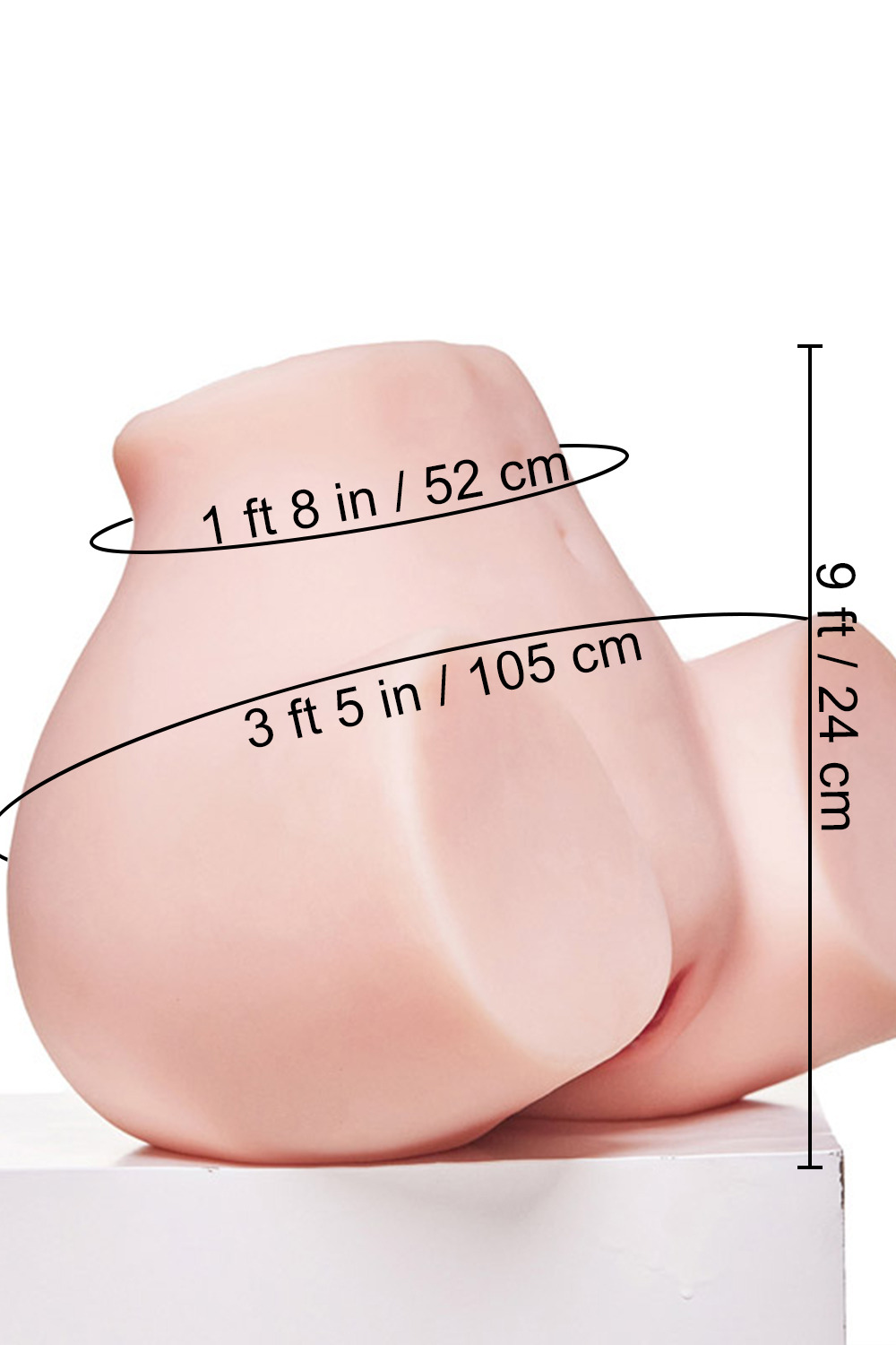 Picture of Sigafun - 24cm/9in 20LB TPE Big Ass Masturbator