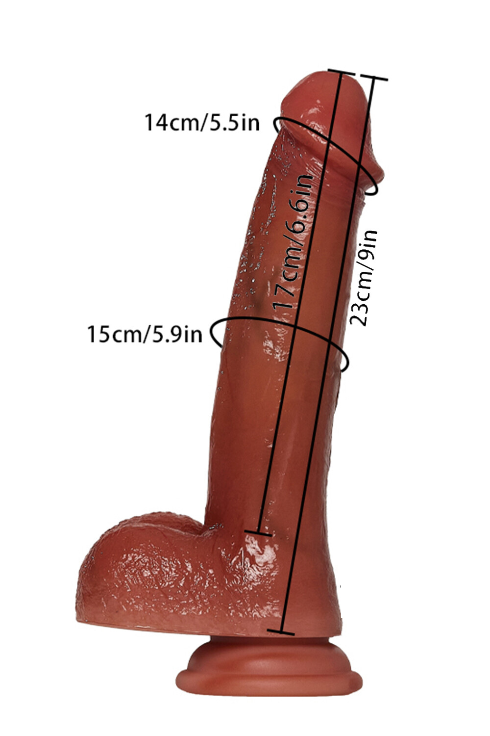 Picture of Sigafun - 20cm/8in 1.1LB Silicone Dildo