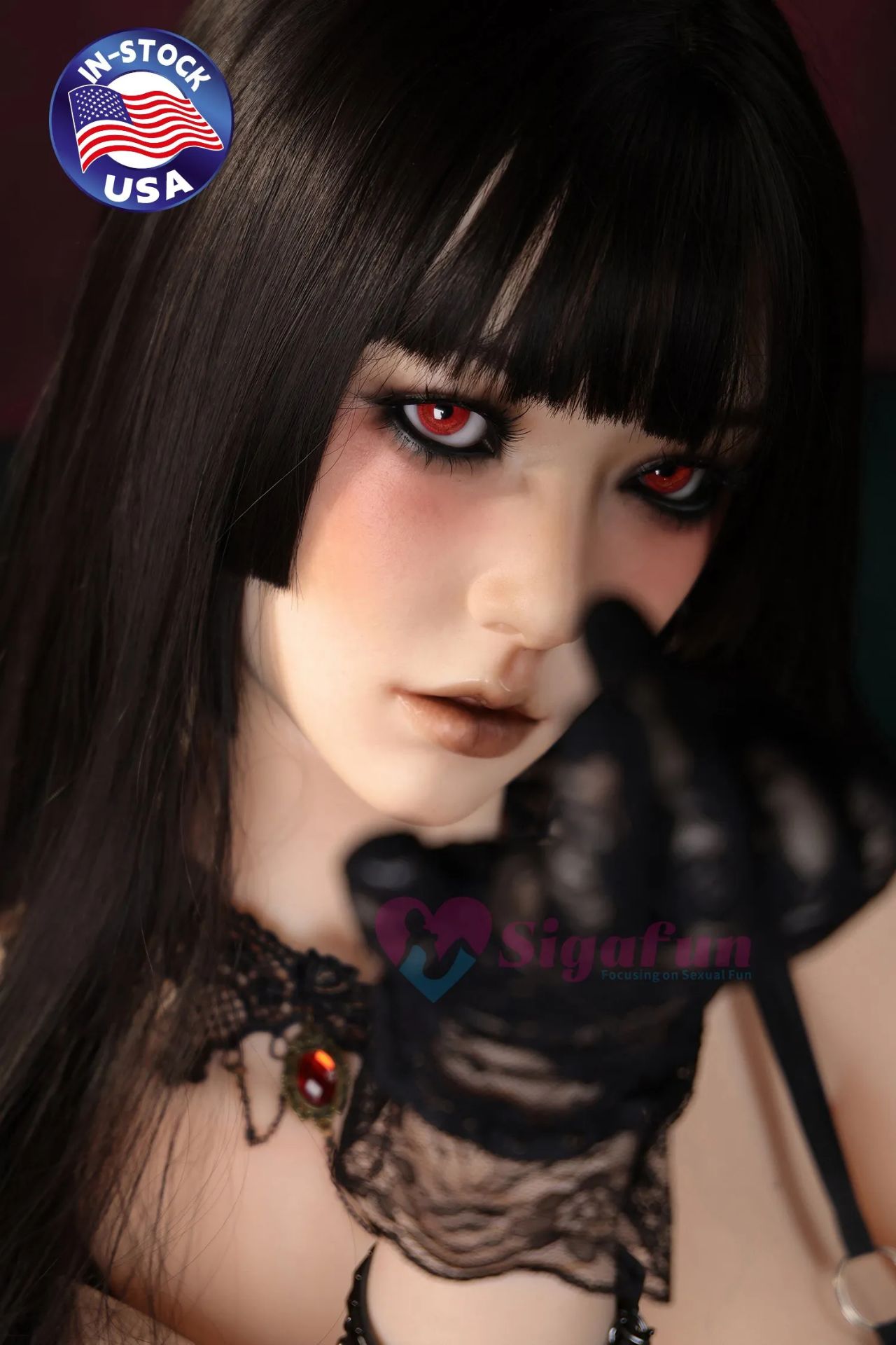 Picture of Sigafun Sex Doll 164CM Robotic Sex Doll Yuri Gothic Beauty [In Stock | US Only]