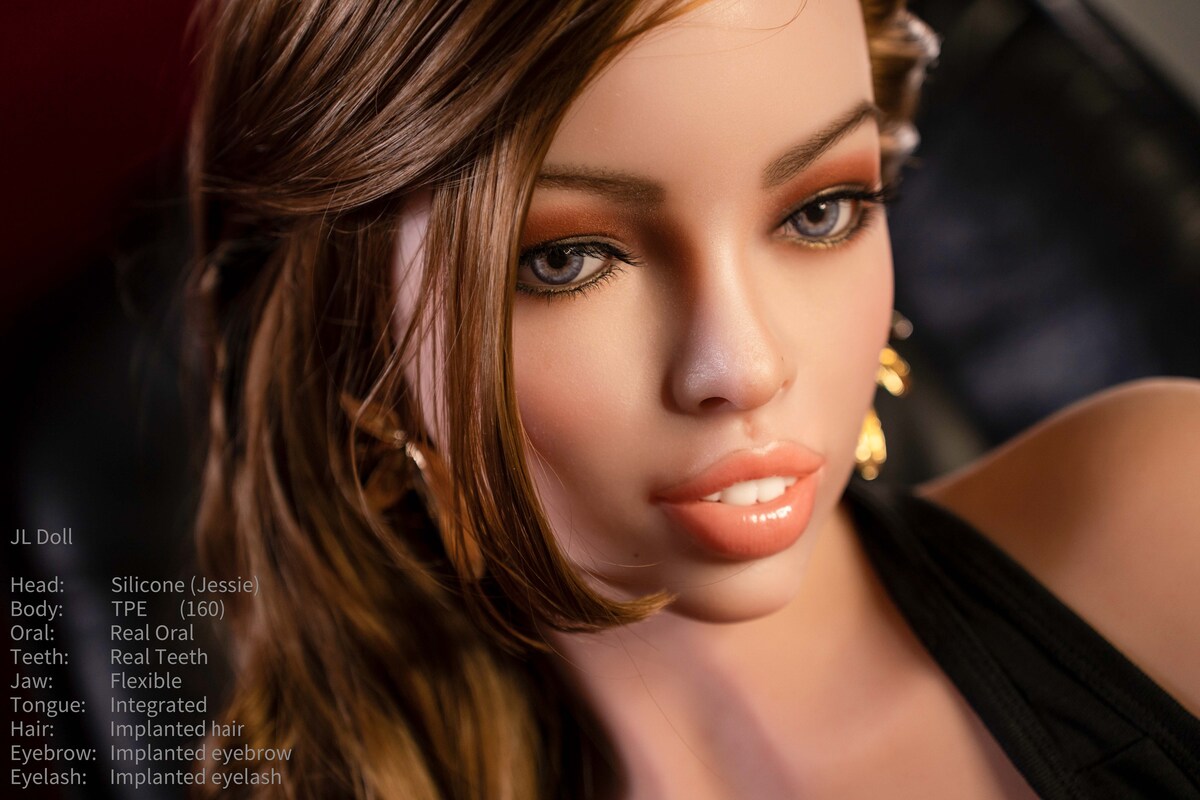 Picture of Jarliet Hybrid Sex Doll 160cm/5ft3 M-cup Silicone Head Sex Doll – Jessie