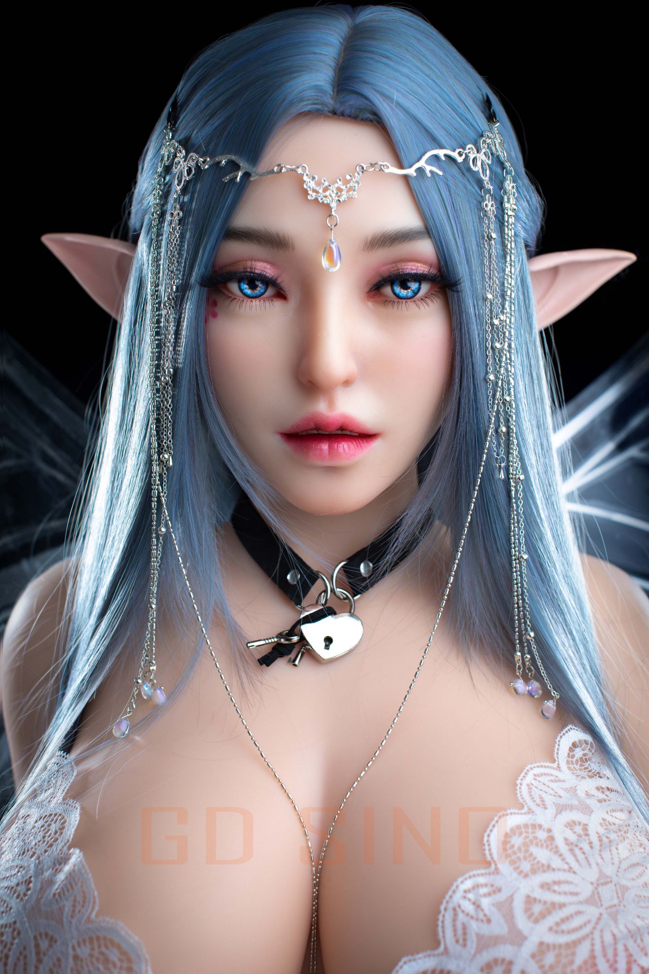 Picture of GD Sino 155cm/5ft1 L-cup Silicone Sex Doll – G155 Body + G1 Luoning (cat-like makeup) - Luoning