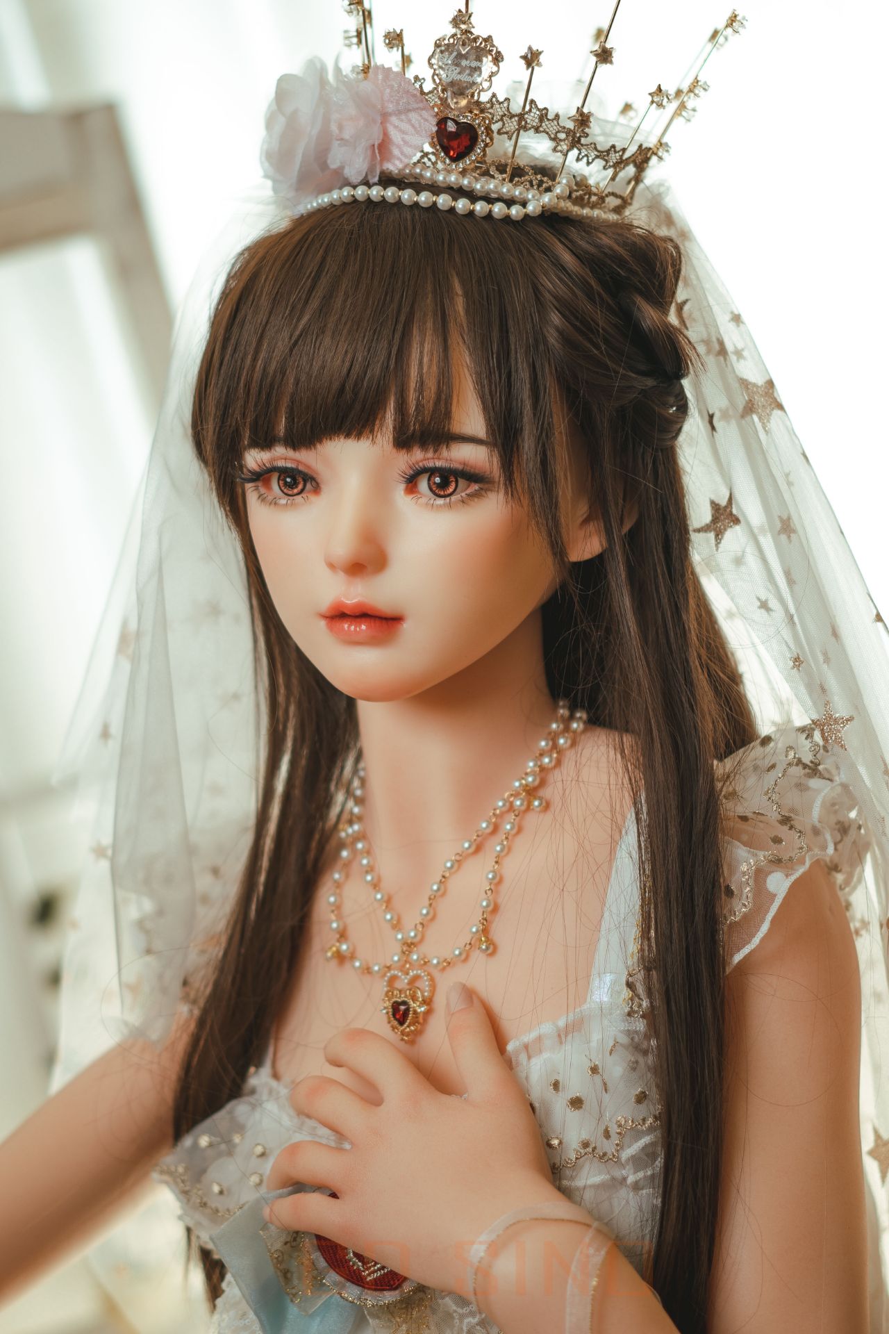 Picture of GD Sino Doll 156cm/5ft1 C-cup Silicone Sex Doll – Luozi (Little princess)