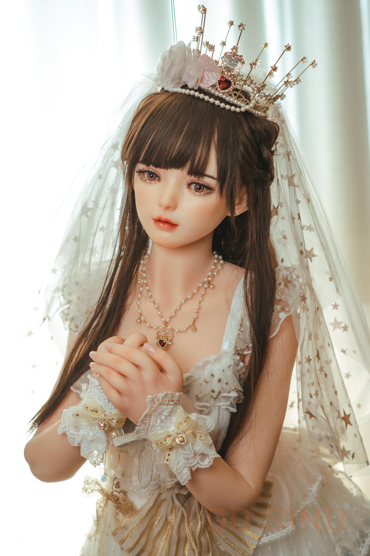 Picture of GD Sino Doll 156cm/5ft1 C-cup Silicone Sex Doll – Luozi (Little princess)