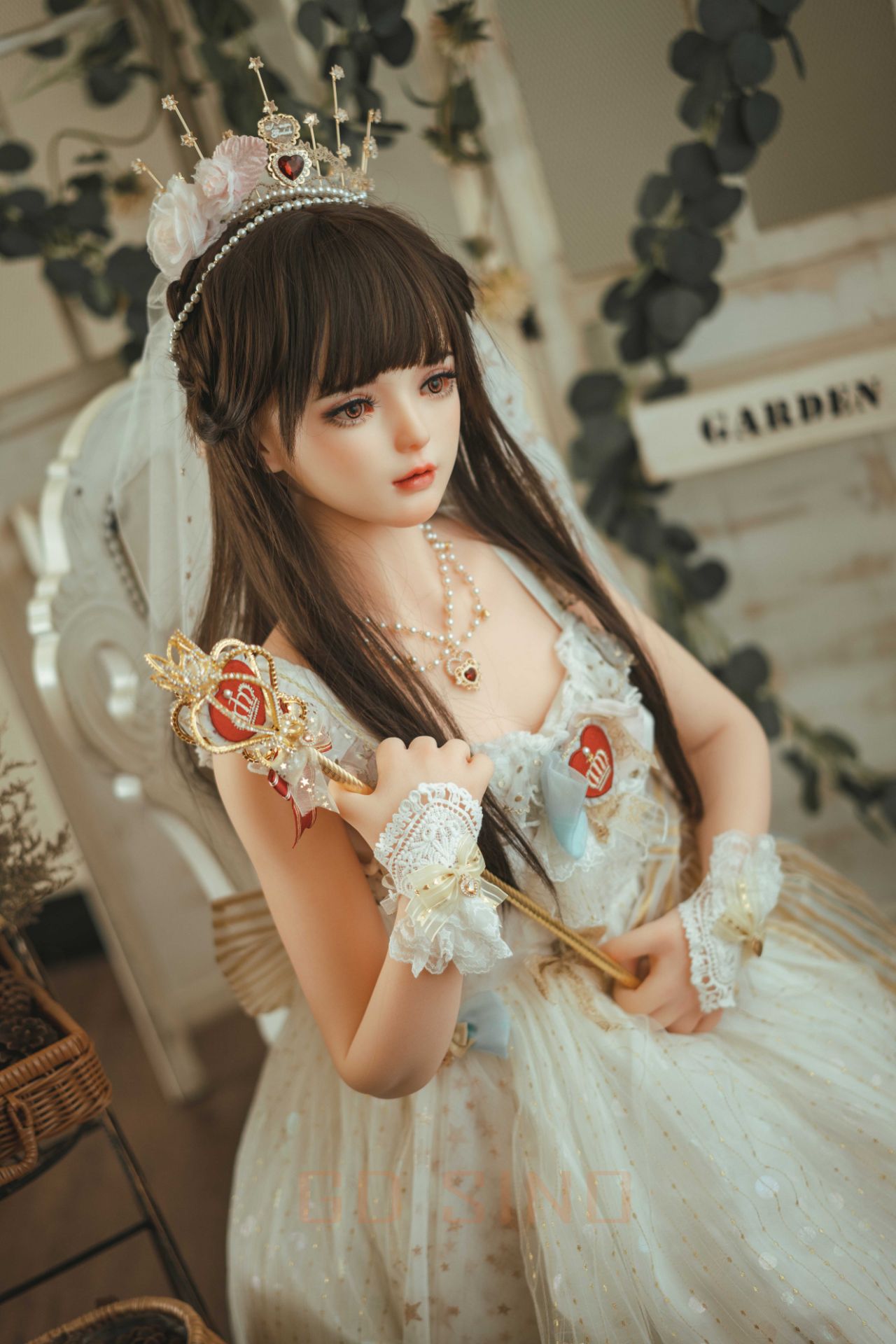 Picture of GD Sino Doll 156cm/5ft1 C-cup Silicone Sex Doll – Luozi (Little princess)