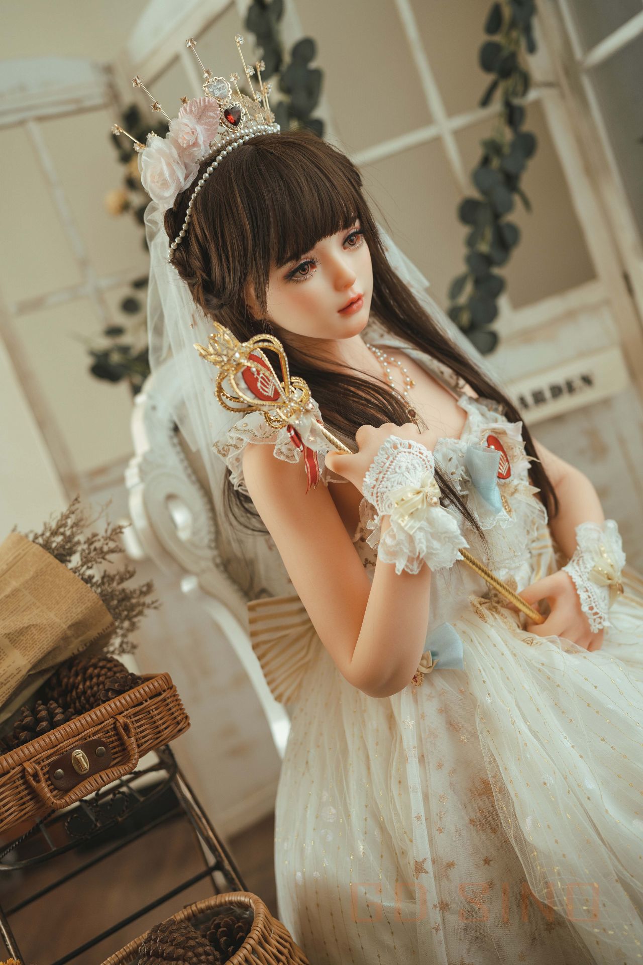 Picture of GD Sino Doll 156cm/5ft1 C-cup Silicone Sex Doll – Luozi (Little princess)