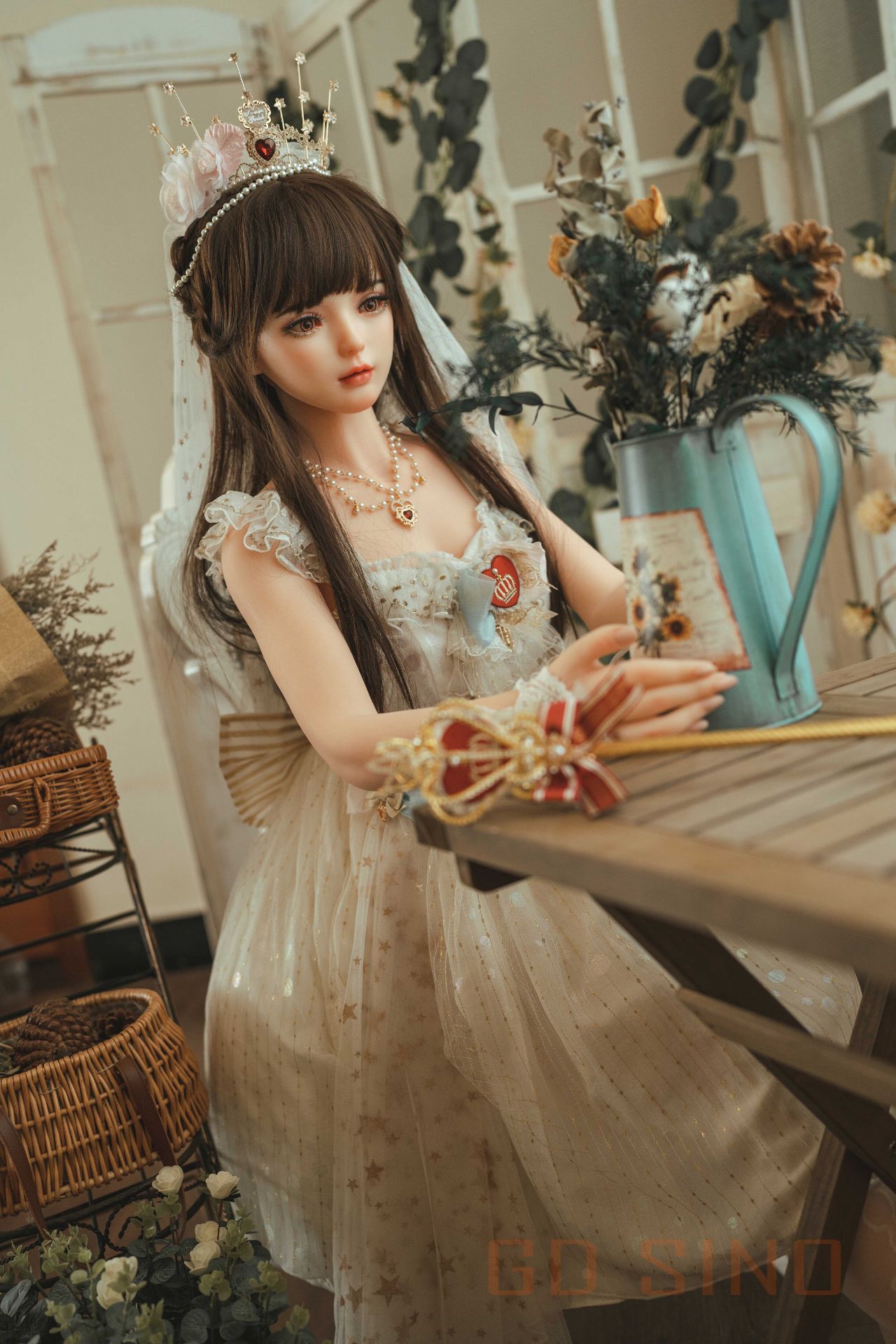 Picture of GD Sino Doll 156cm/5ft1 C-cup Silicone Sex Doll – Luozi (Little princess)