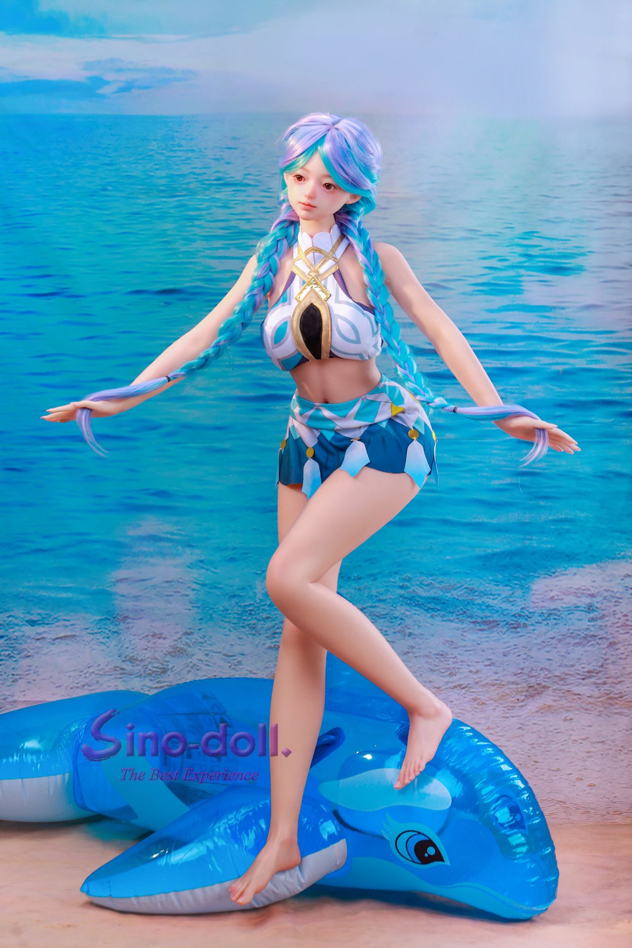 Picture of Soft Max Sino Doll - S143cm/4ft8 (Normol breasts) B-Cup + S143 (Normal breasts)+S56 Linbai (R+S effect)