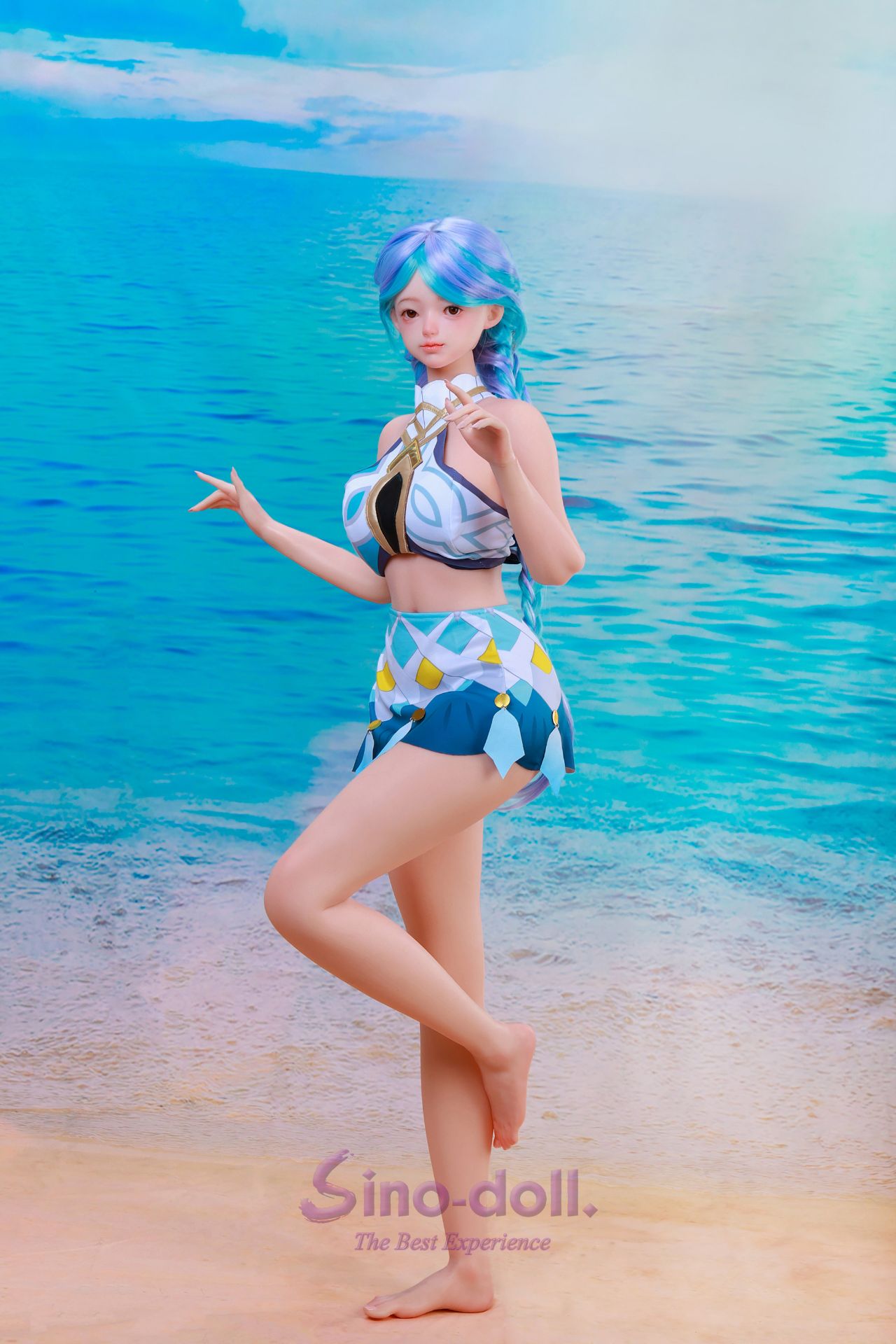 Picture of Soft Max Sino Doll - S143cm/4ft8 (Normol breasts) B-Cup + S143 (Normal breasts)+S56 Linbai (R+S effect)