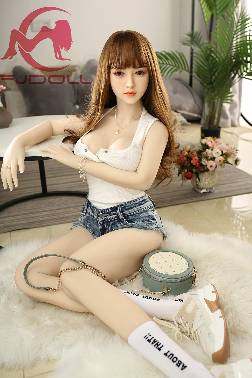 Picture of FJ Doll | 159cm/5ft2 C-Cup Silicone Head Sex Doll - Zeylah