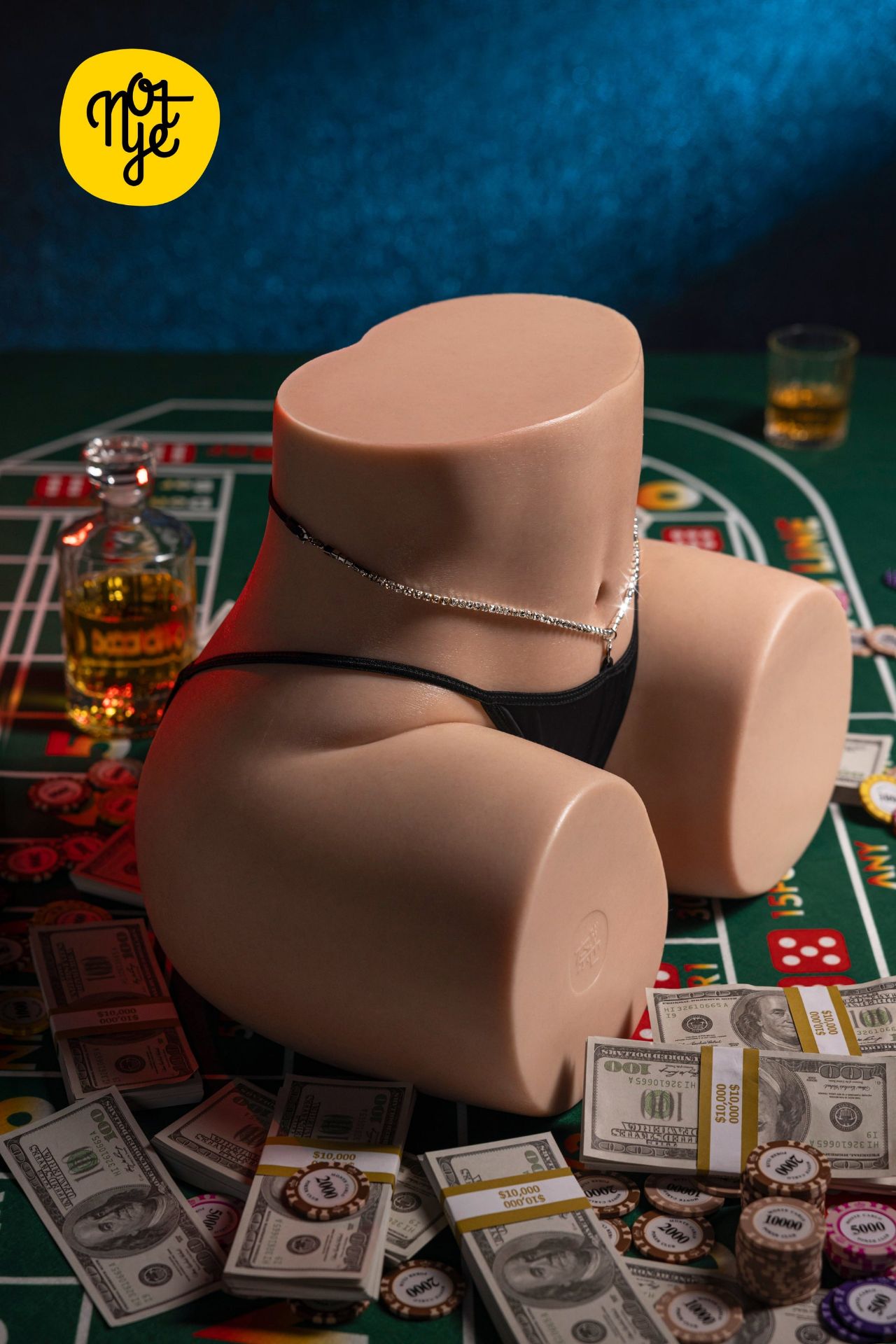 Picture of NOT YE! S28 Butt 30.86LB Realistic Silicone Torso Butt Male Masturbator Fair Skin Big Butt