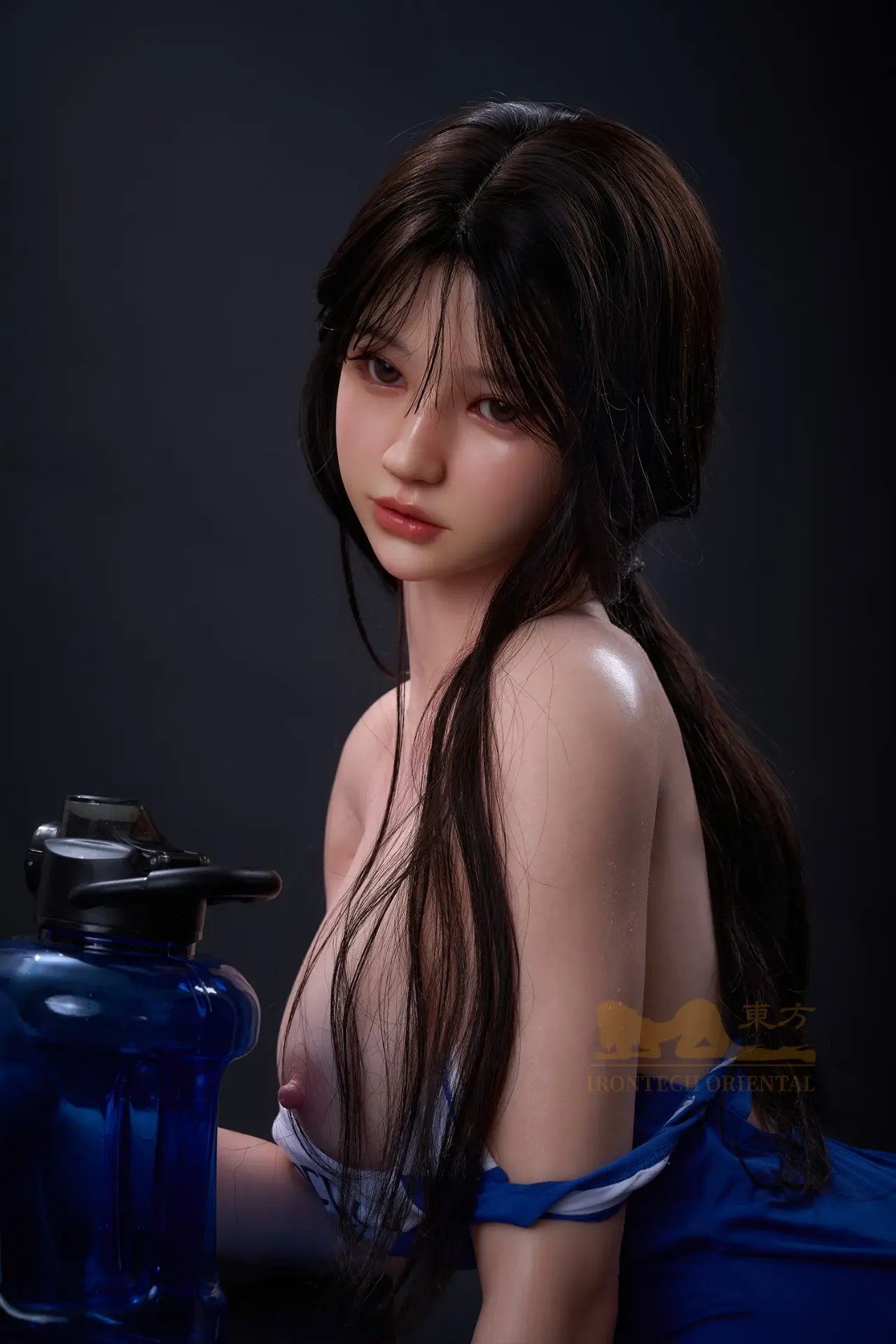 Picture of [Oriental Series] Irontech Silicone Sex Doll Nudes Asian Sex Doll 161cm/5ft3 T4 ROS MAX Head Silk Glow -Evie