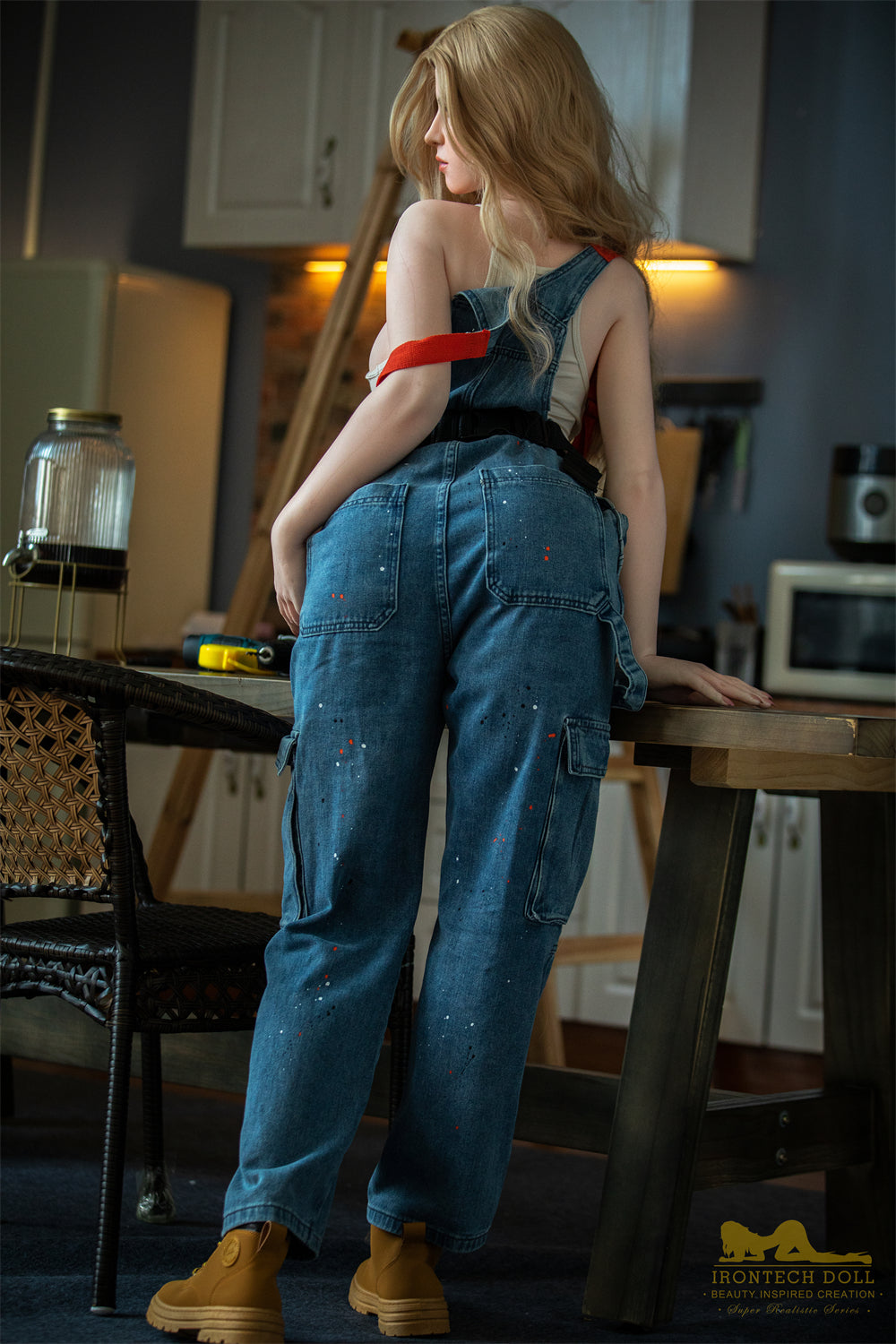 Picture of Irontech Full Silicone Sex Doll Flora S38: White Sex Doll