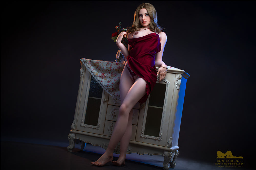 Picture of Irontech Full Silicone Sex Doll Luna S17(ROS Available): White Sex Doll