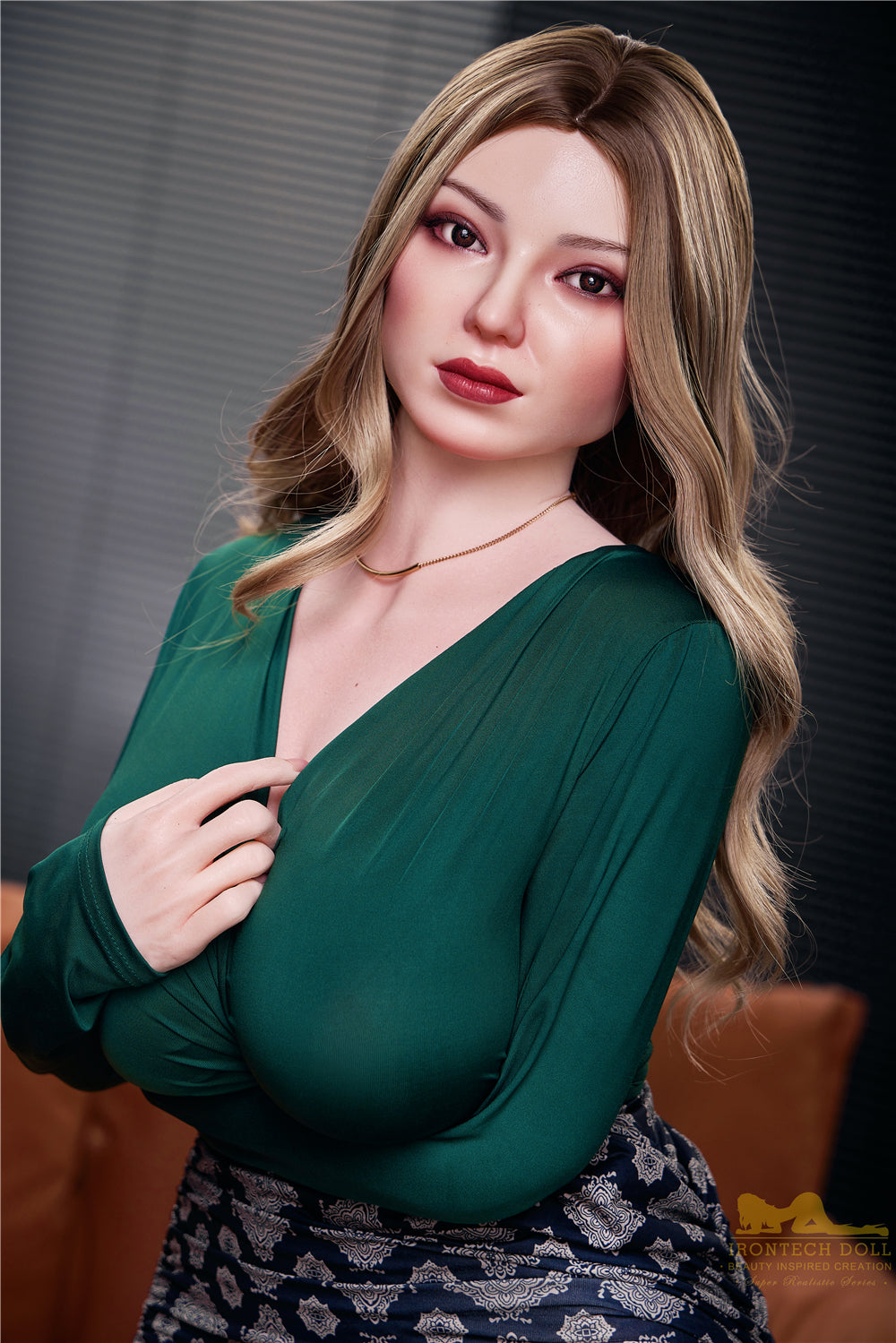 Picture of Irontech Full Silicone Sex Doll Maria S22: White Sex Doll