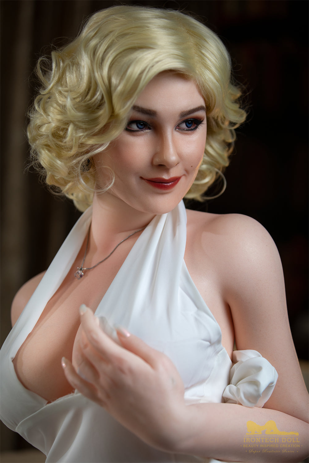 Picture of Irontech Female Doll Carmel S12: White Full Silicone Sex Doll