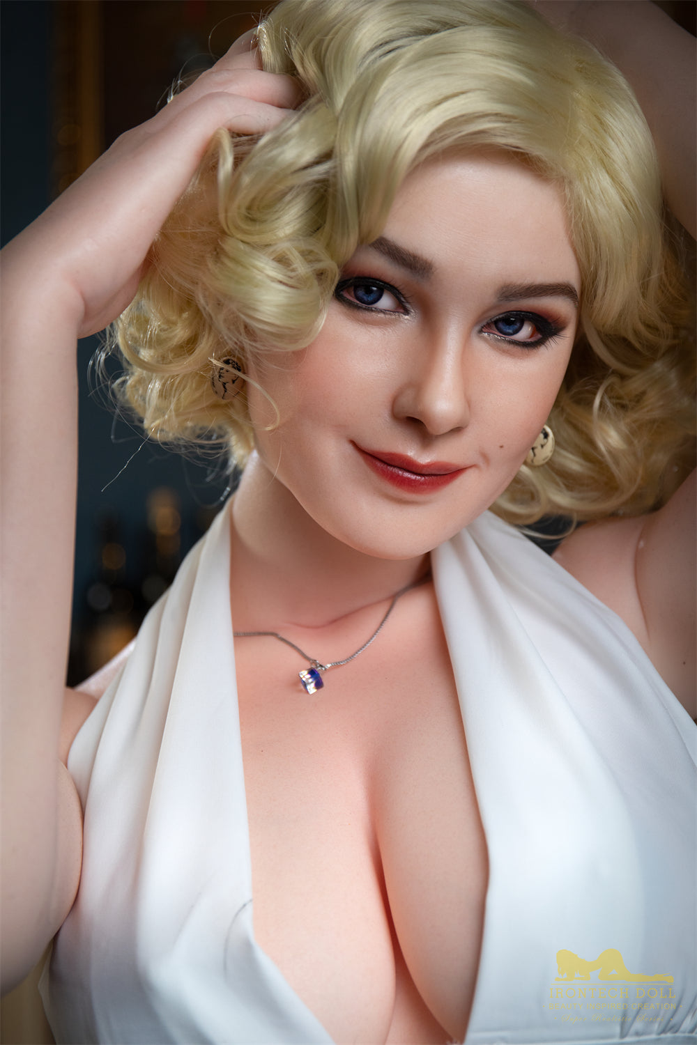 Picture of Irontech Female Doll Carmel S12: White Full Silicone Sex Doll