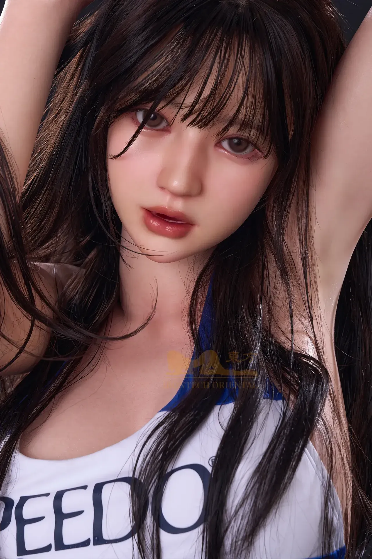 Picture of Irontech Silicone Sex Doll Nudes Asian Sex Doll 161cm/5ft3 T4 ROS MAX Head Silk Glow -Evie [Oriental Series]