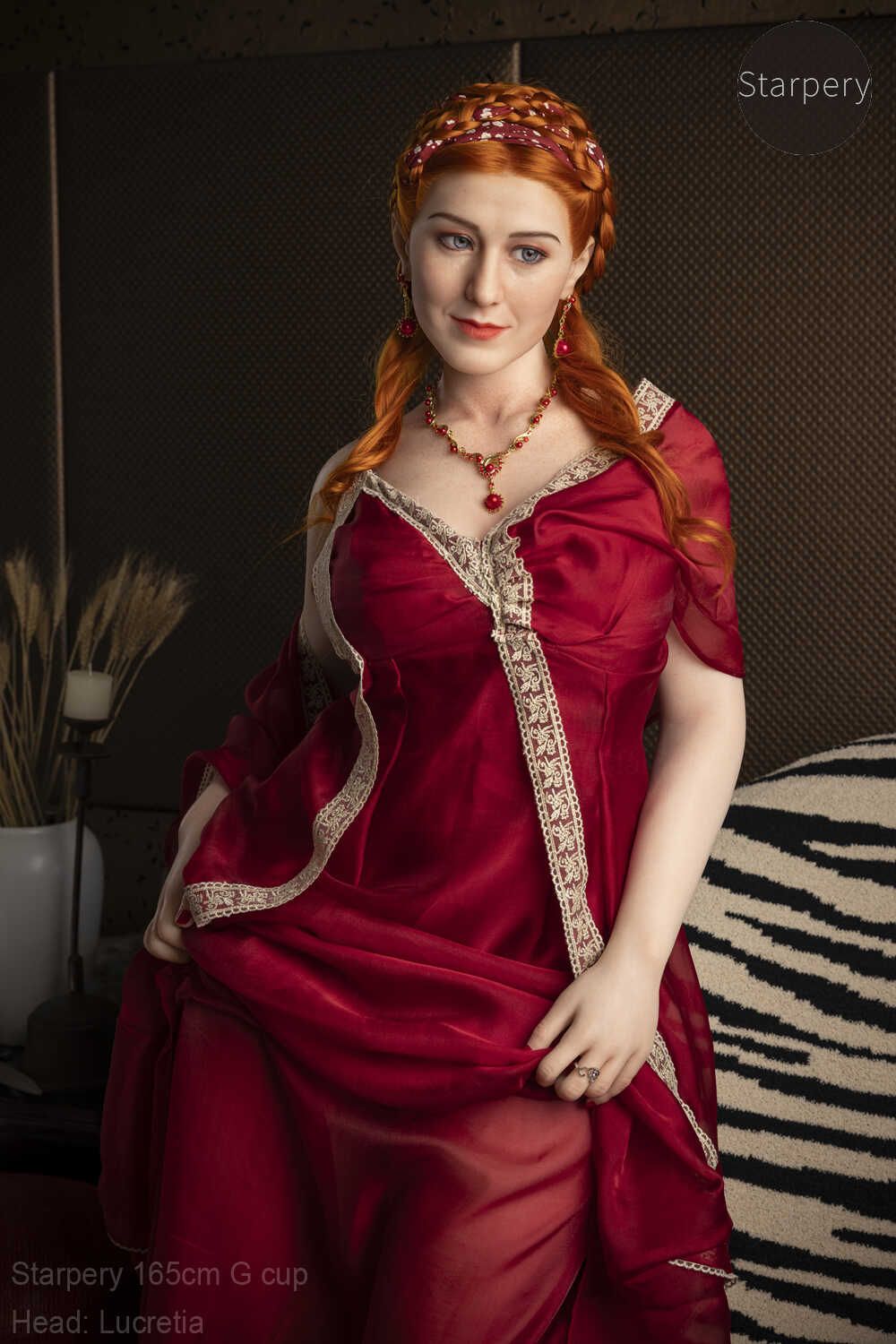 Picture of Starpery 165cm/5ft5 D-cup Silicone Head Sex Doll – Lucretia