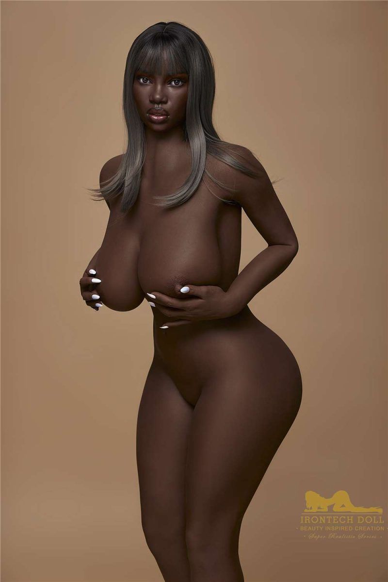 Picture of Irontech Doll S33 Penny 160cm/5ft3 Silicone Black Sex Doll