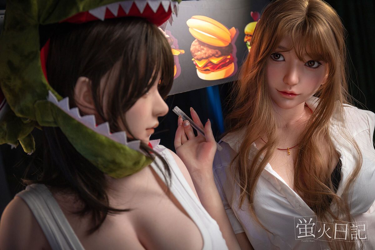 Picture of Firefly Dairy –164cm/5ft5 Dinosaur Hood Girl Silicone Sex Doll Liuli