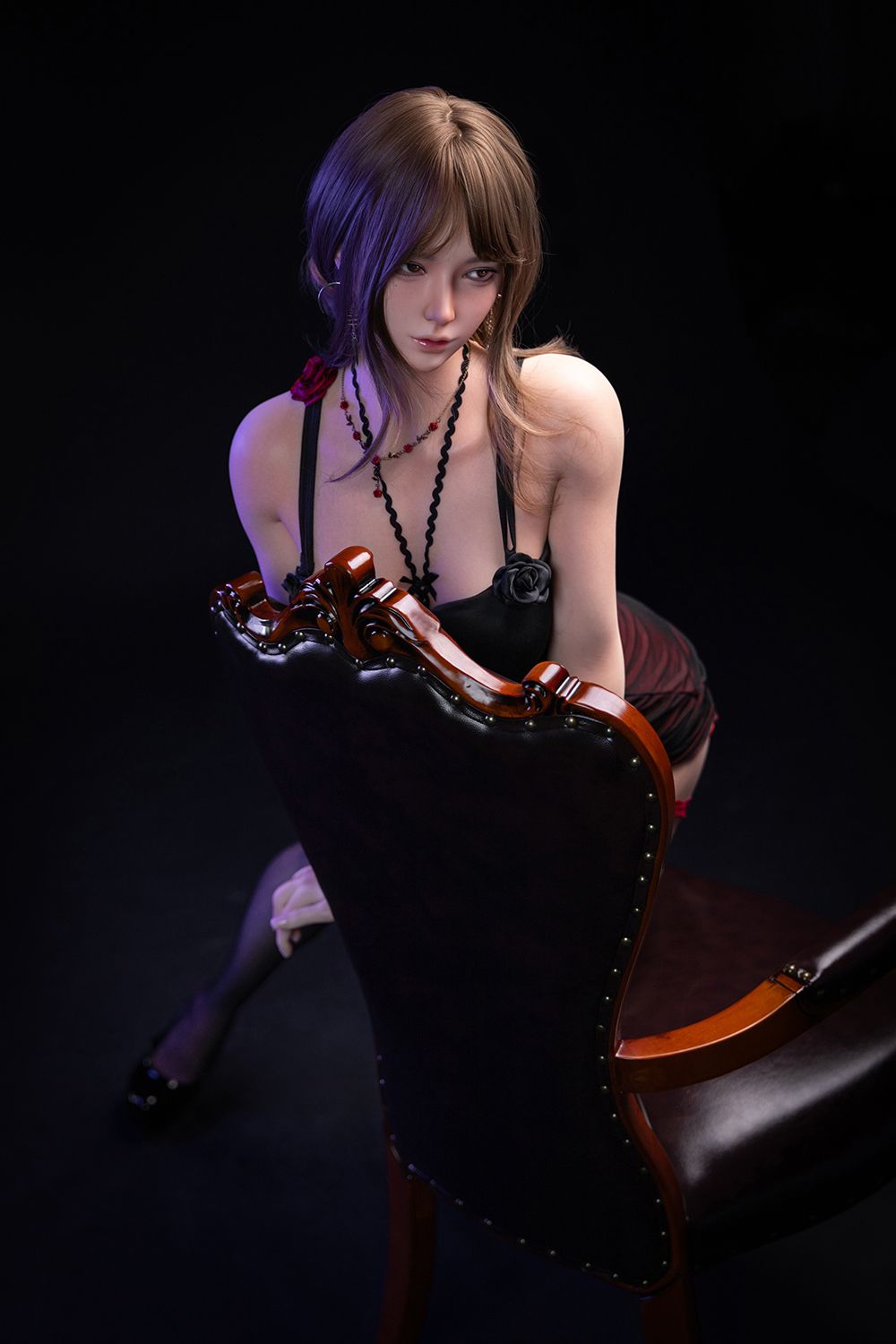 Picture of Firefly Doll – Tian Xin（Black Wrap-around Skirt）162cm Silicone doll