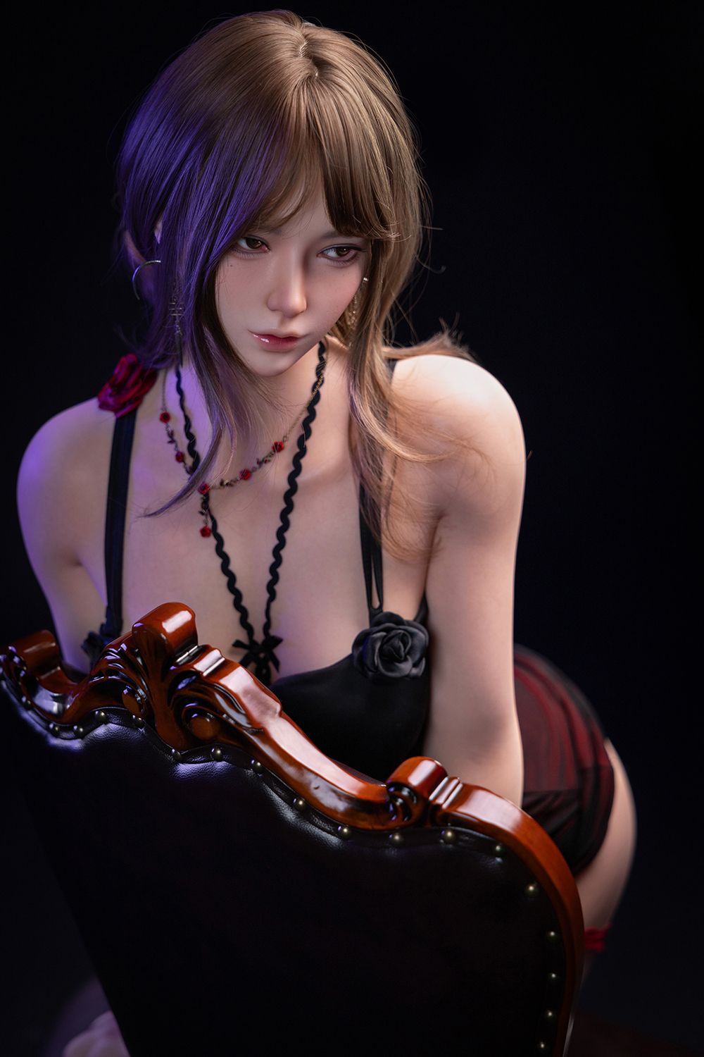 Picture of Firefly Doll – Tian Xin（Black Wrap-around Skirt）162cm Silicone doll